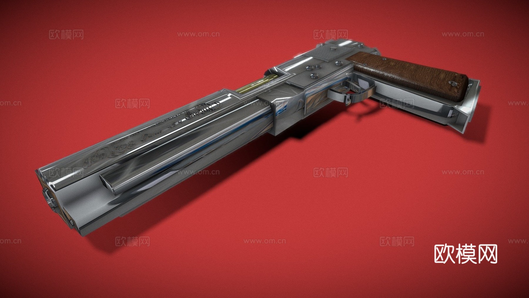 手枪Hellsing由digital&amp;media[labs]3d模型