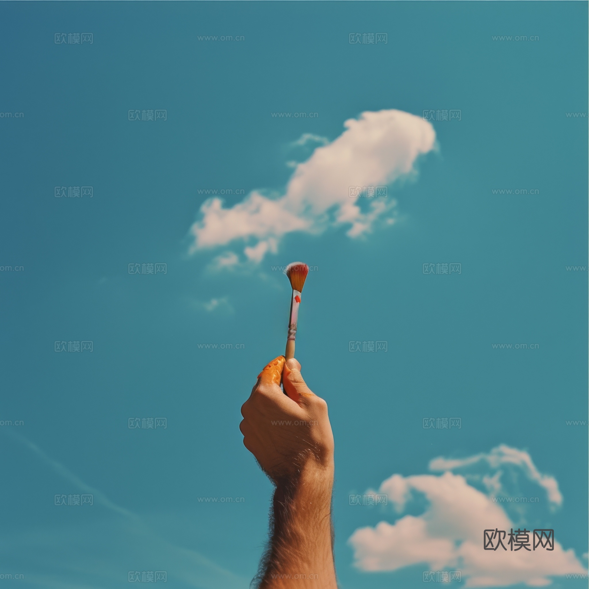 外景天空蓝天白云