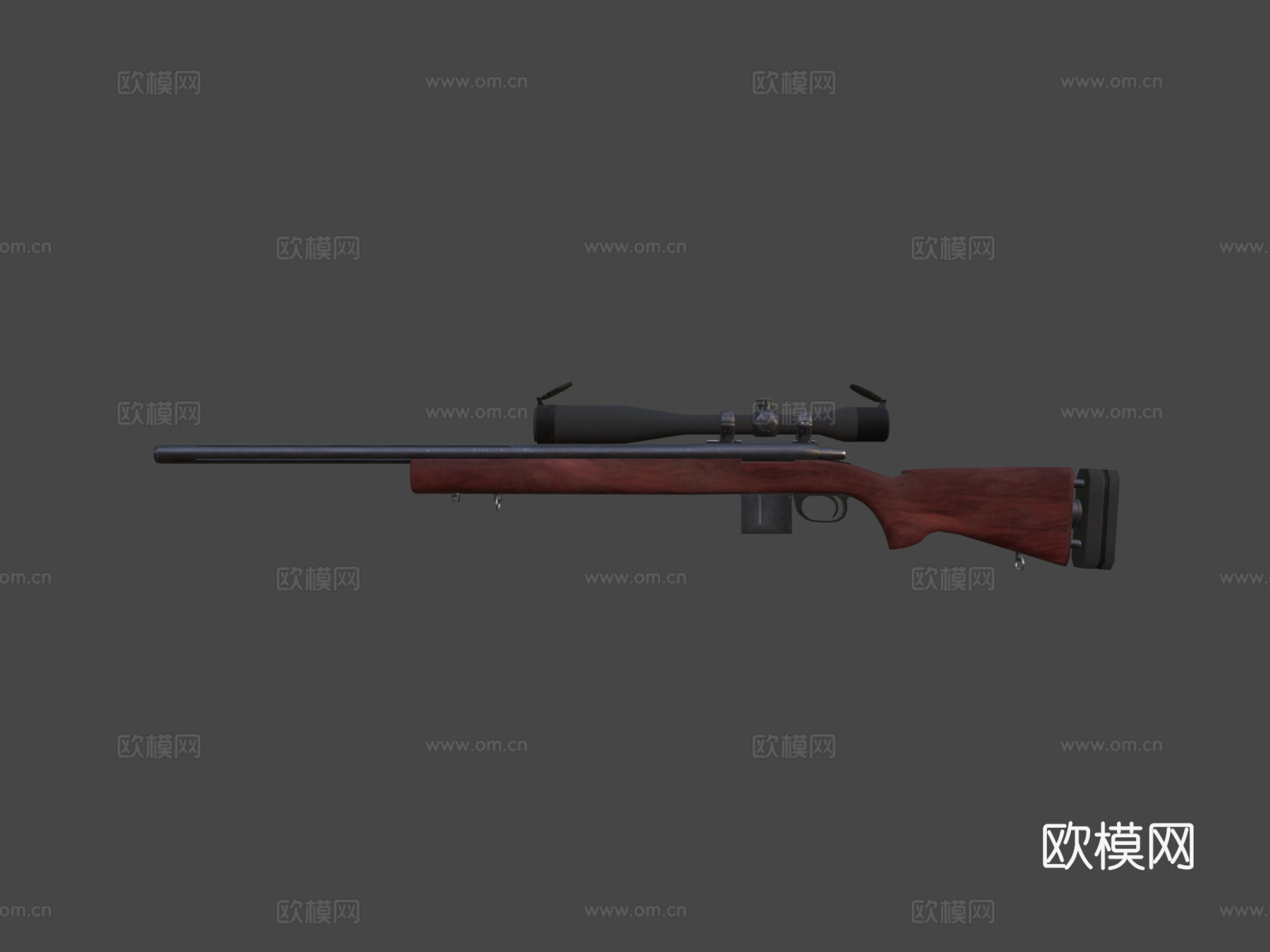 M24 狙击步枪抽奖su模型