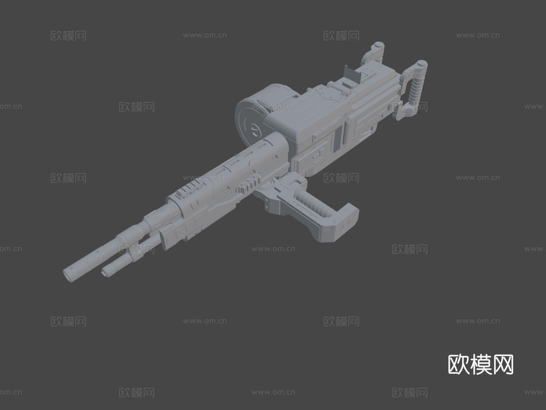 Ns2 重型机枪概念3d模型