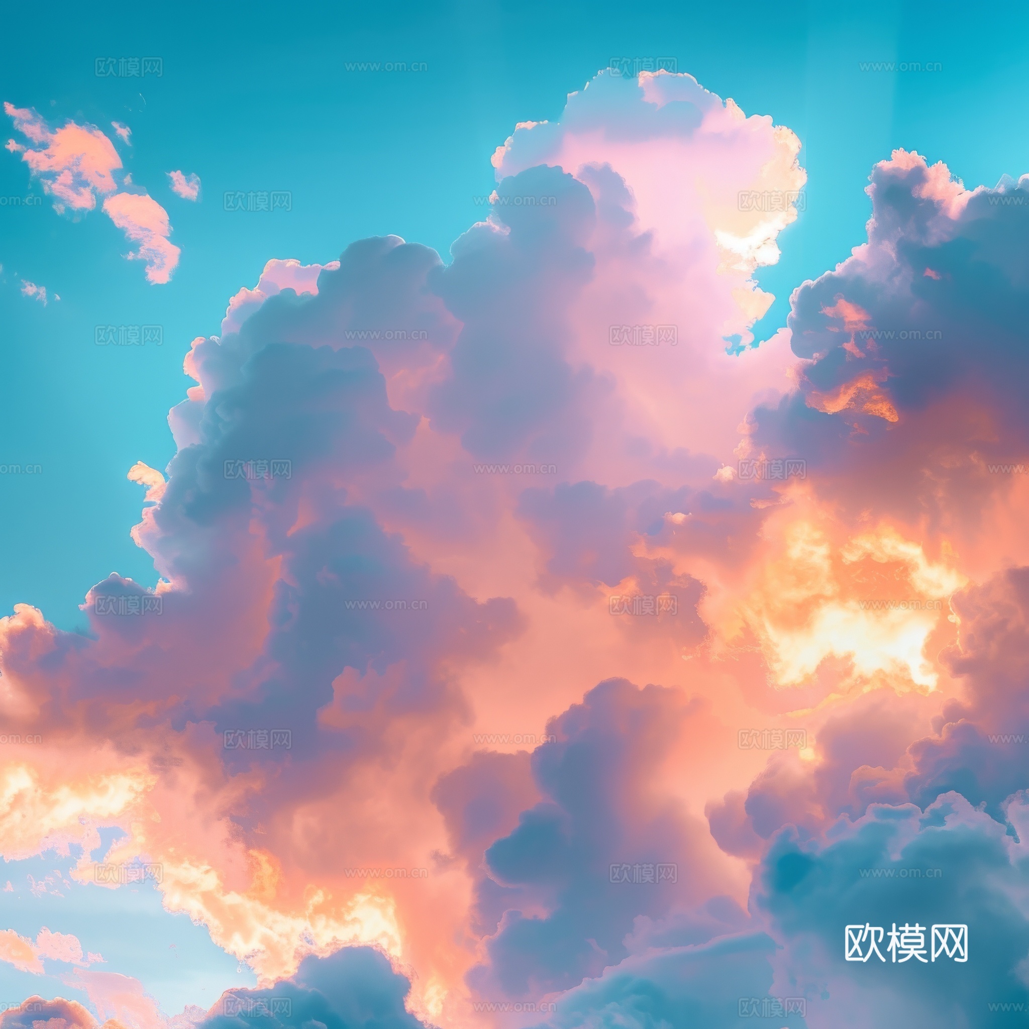 外景天空蓝天白云