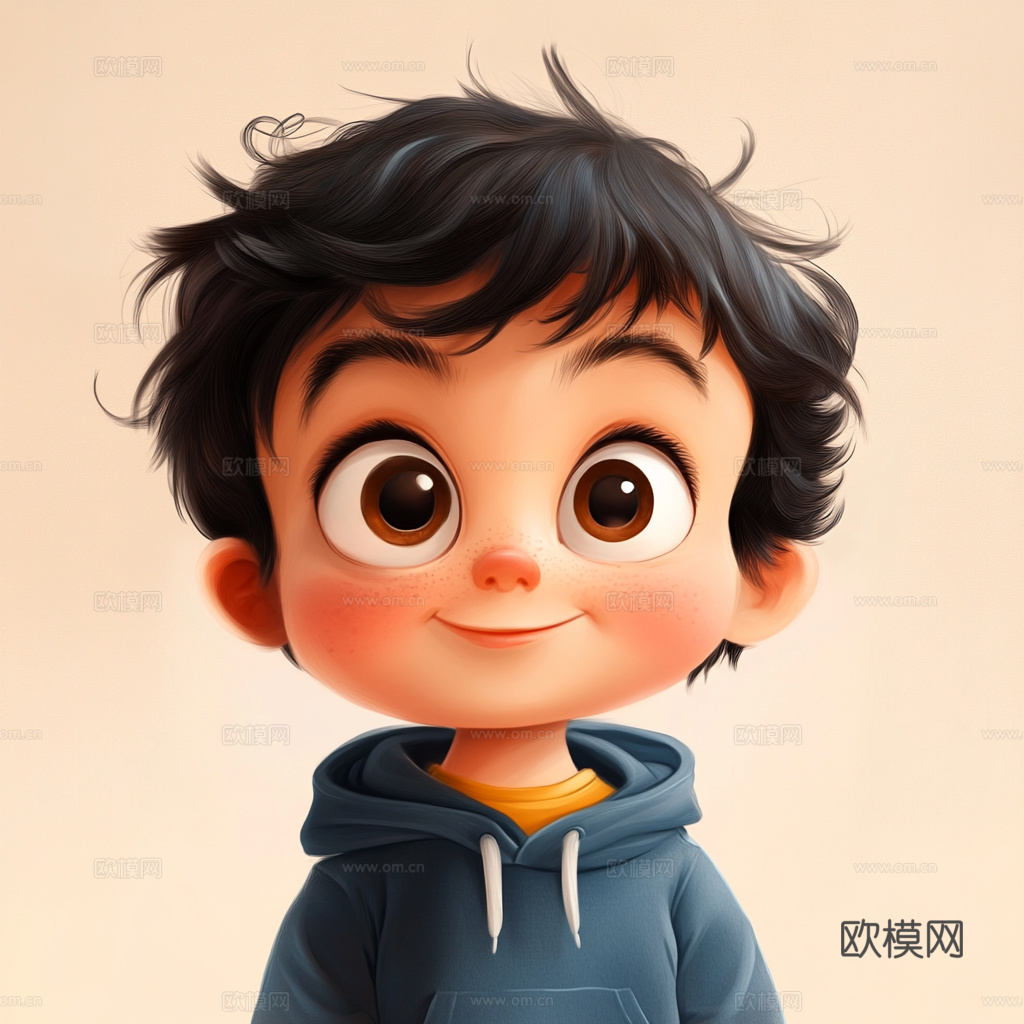 童趣卡通儿童房人物挂画
