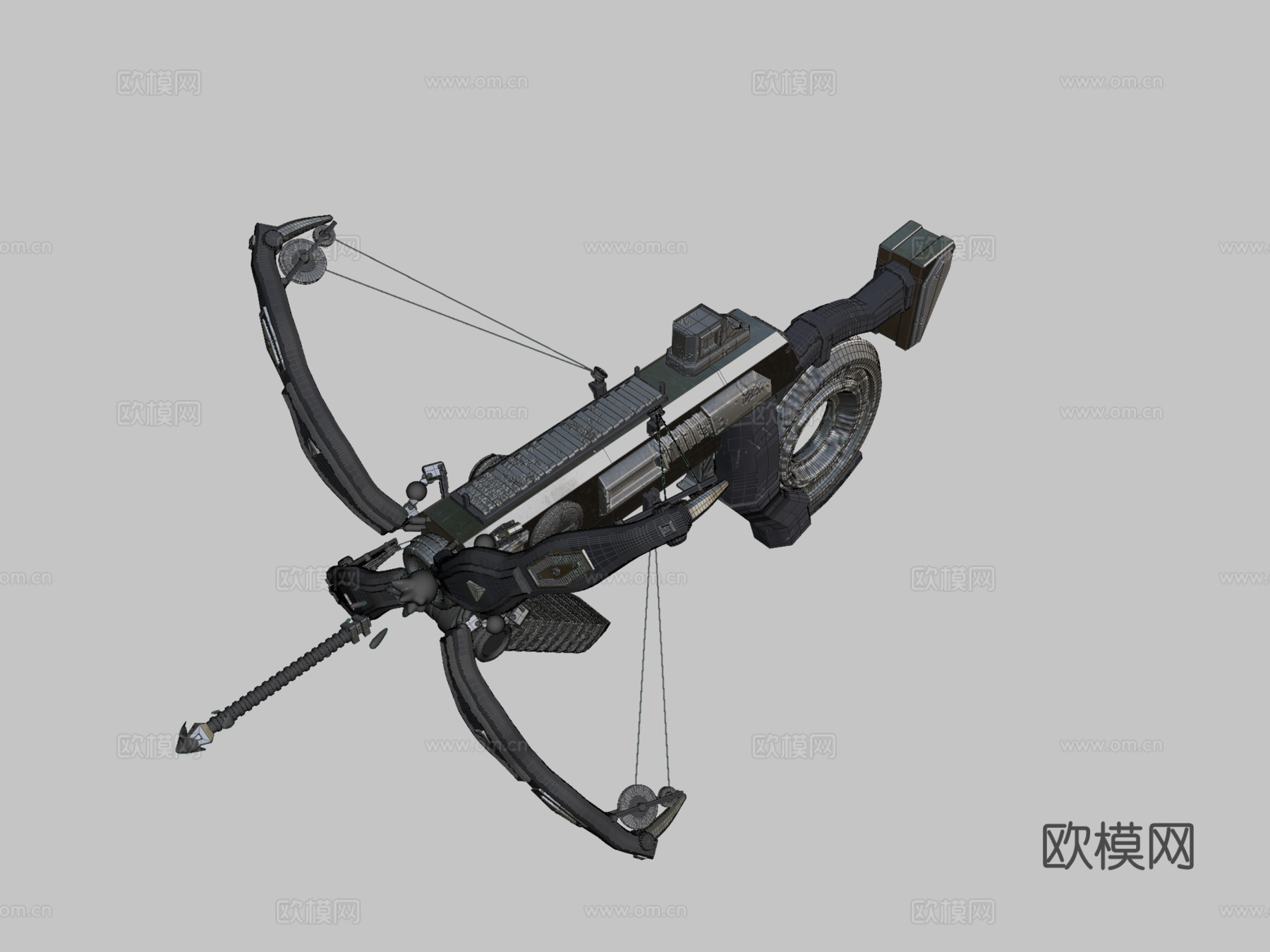 半未来主义Arbalette3d模型