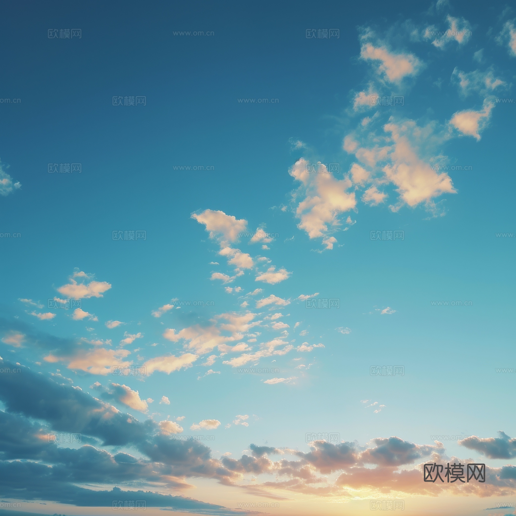 外景天空蓝天白云