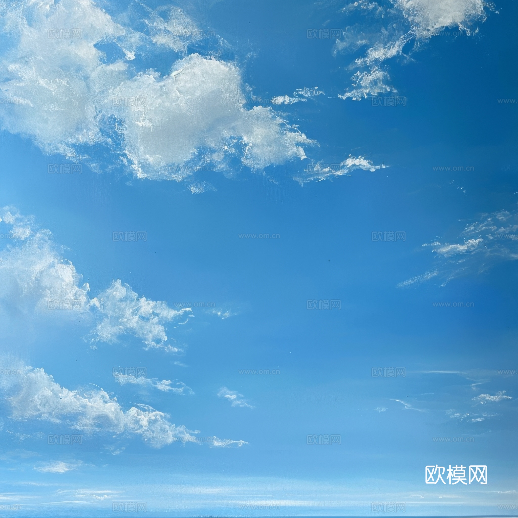 外景天空蓝天白云