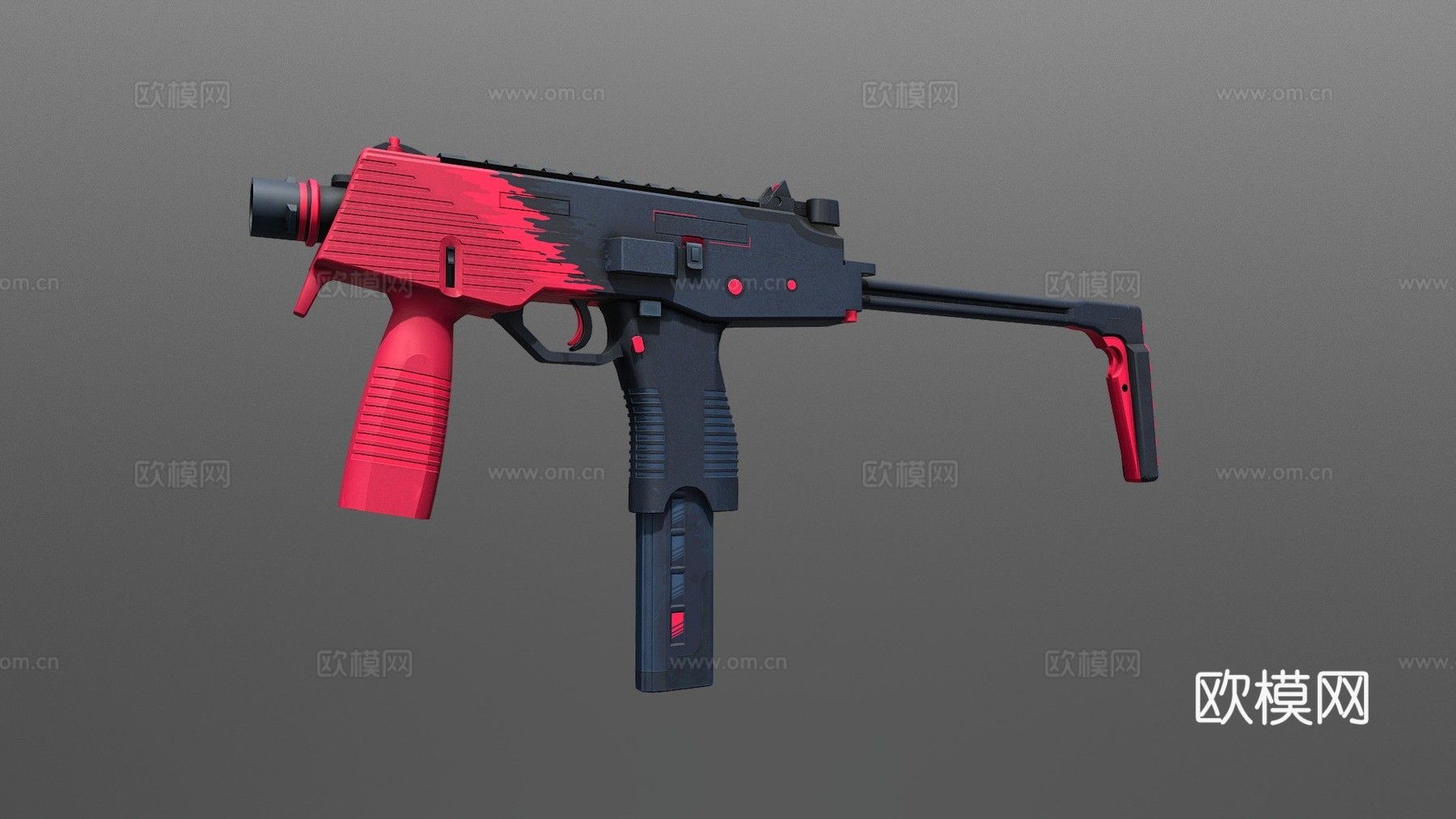 MP9 - 溅射冲击3d模型