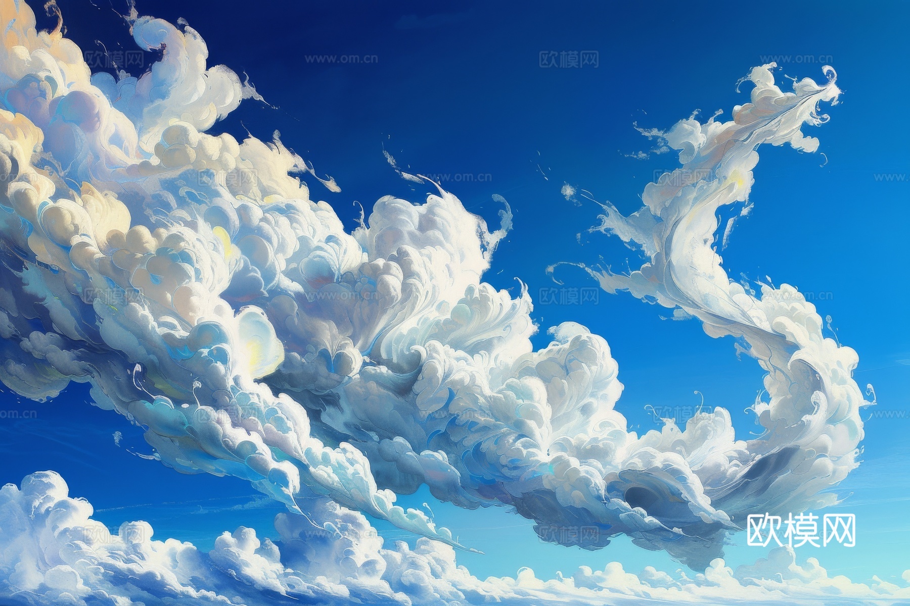 外景天空蓝天白云