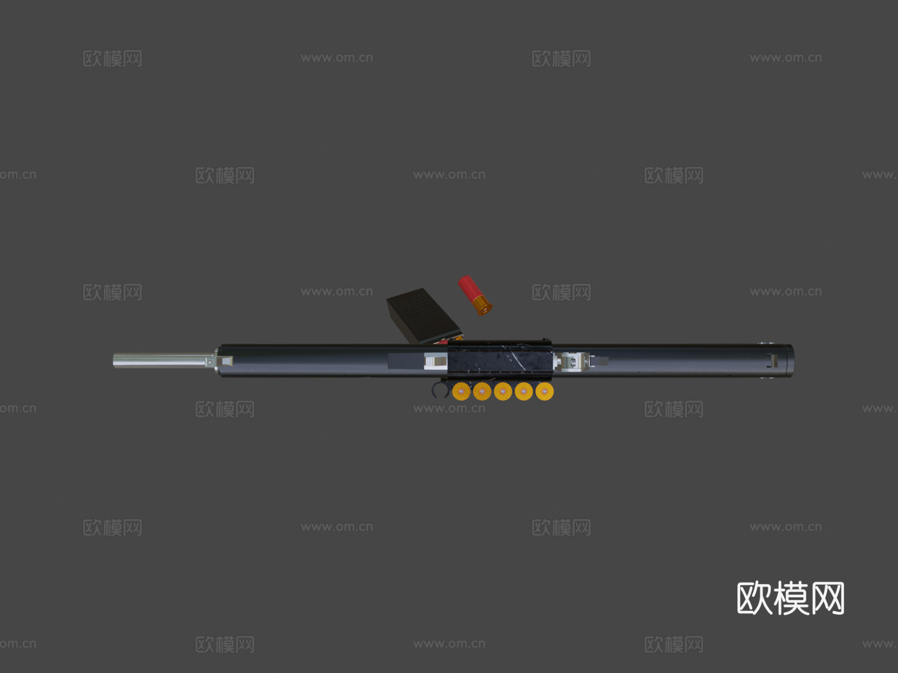 AA12霰弹枪su模型
