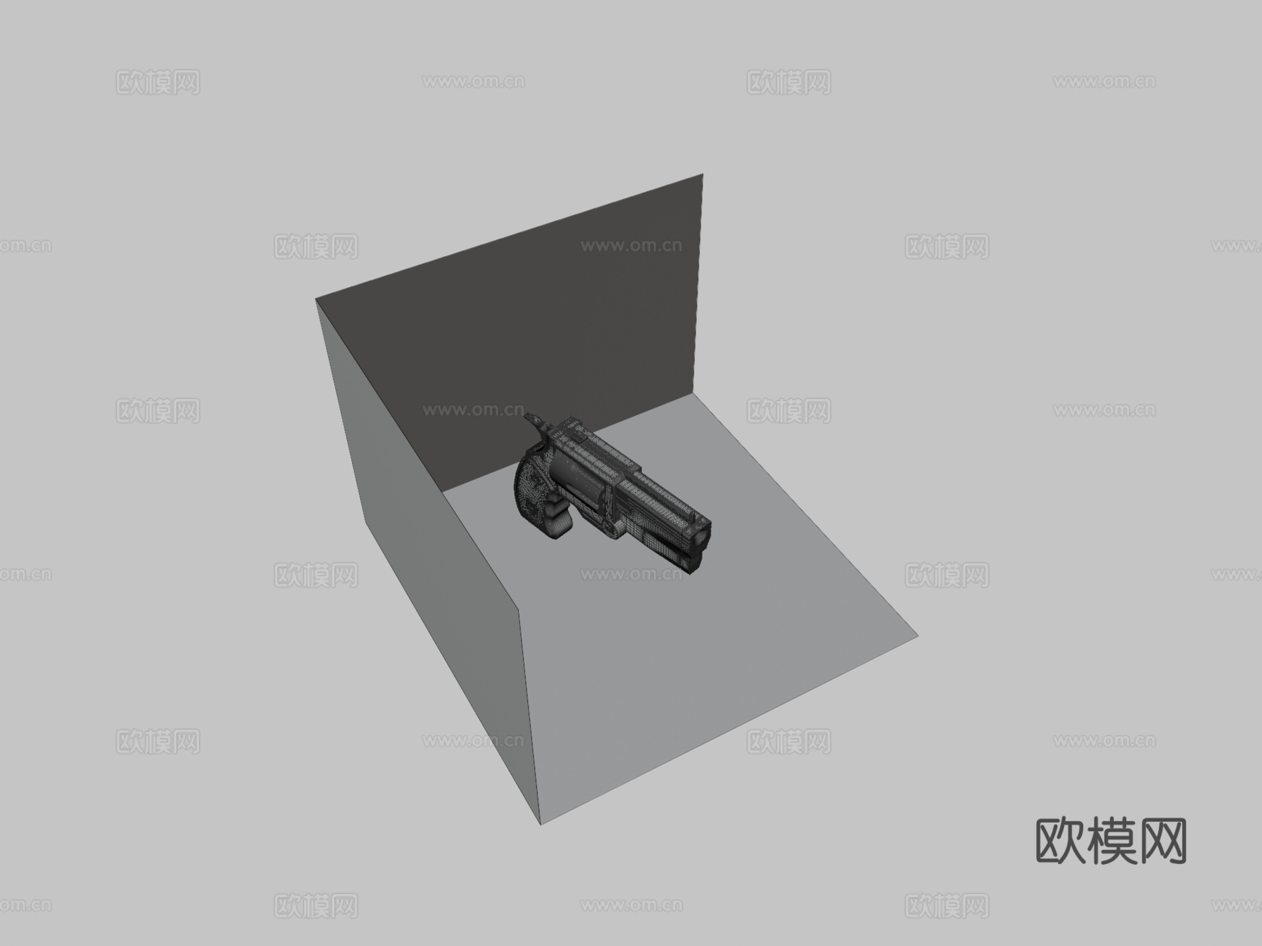 Cgc左轮手枪3d模型