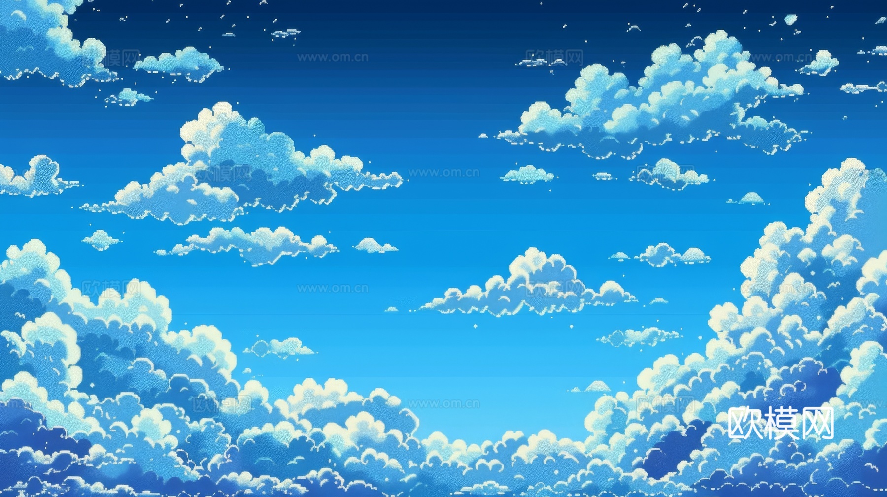 外景天空蓝天白云