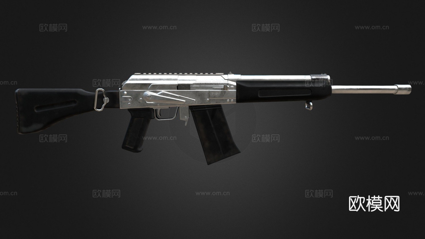 银色板 - S12K - PUBG3d模型