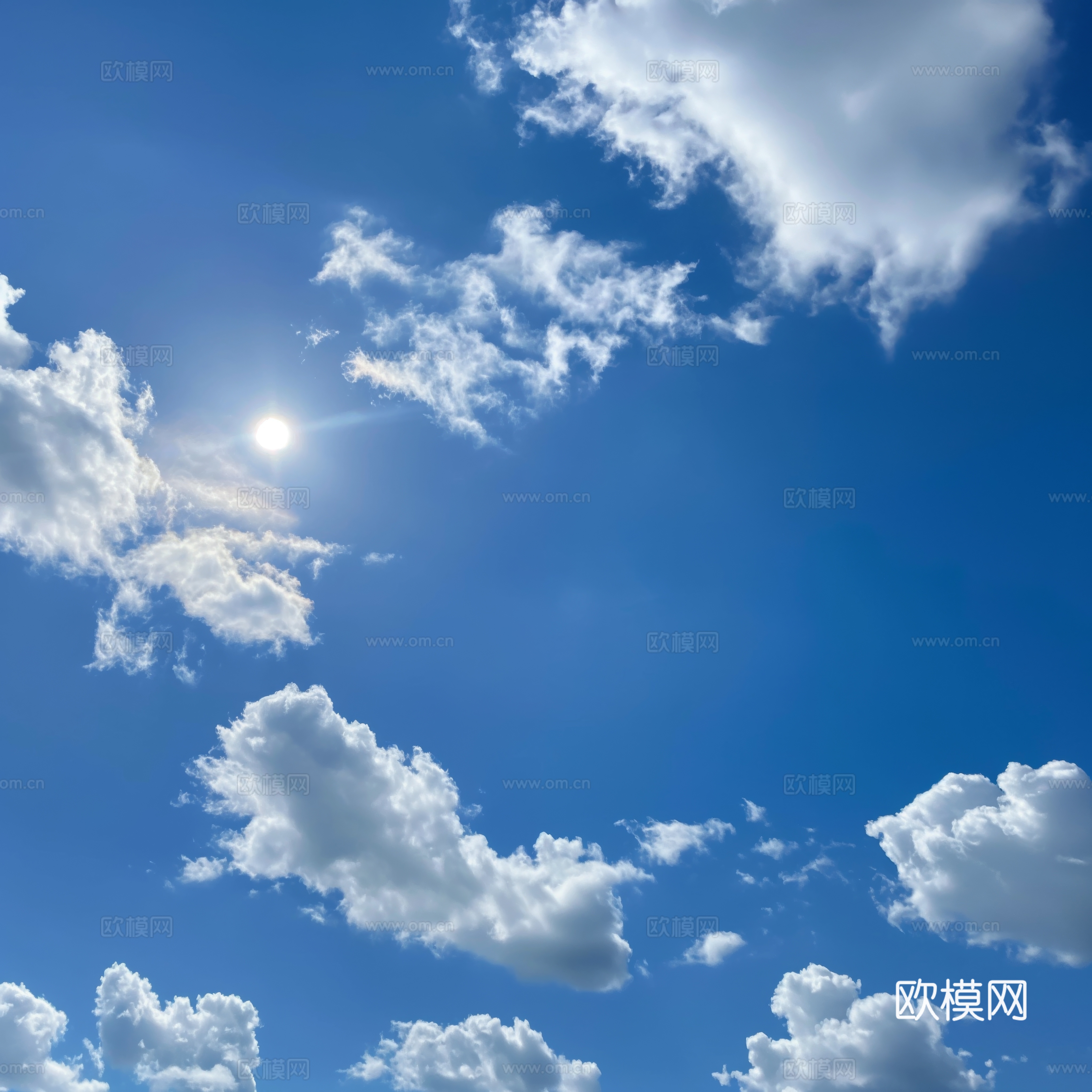 外景天空蓝天白云