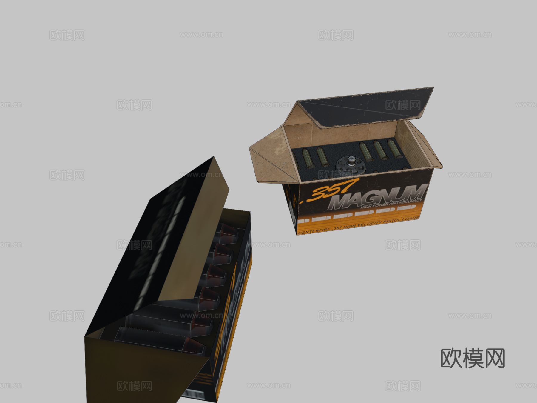 半条命2 .357弹药包3d模型