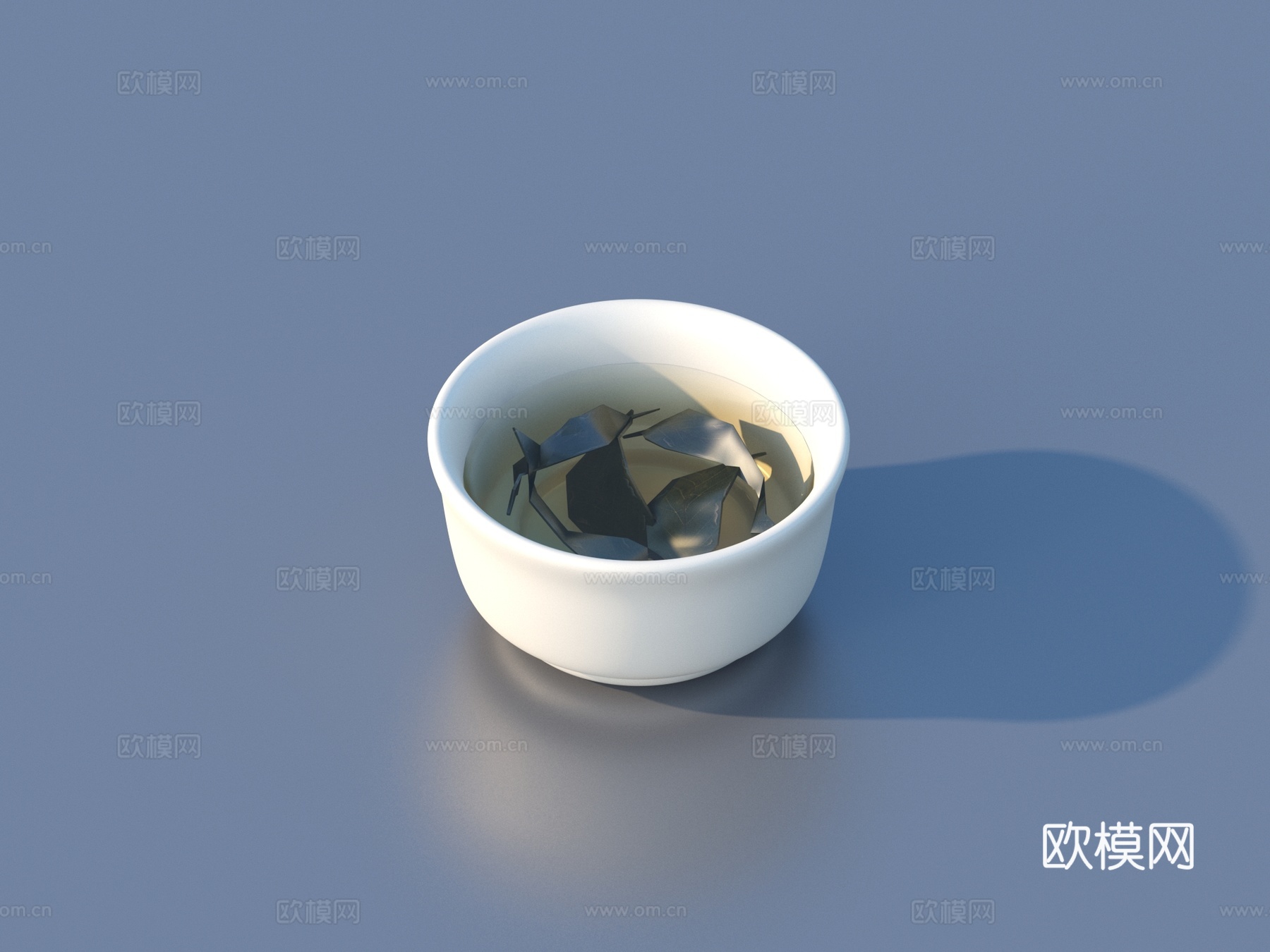 茶水 茶杯 汤水3d模型