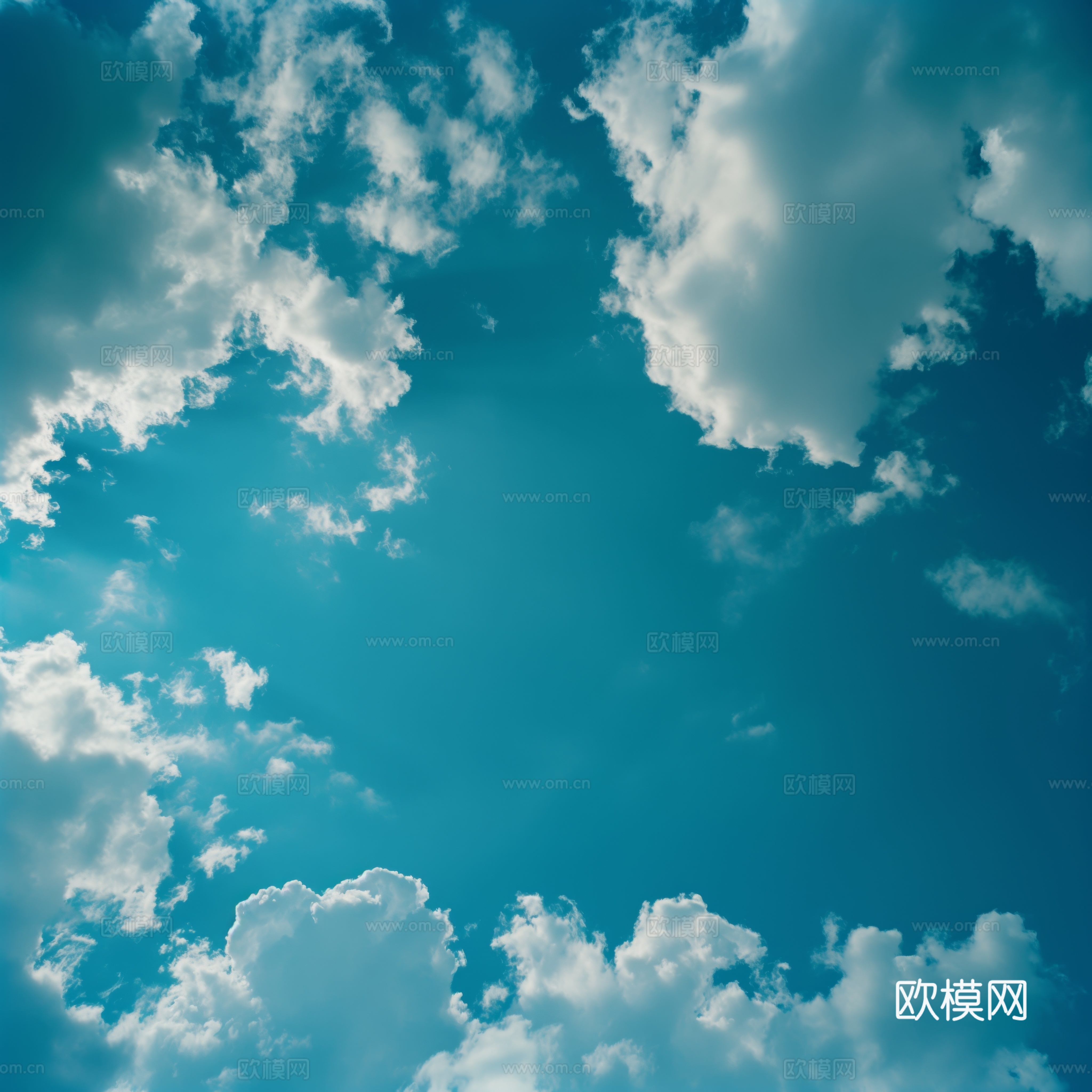 外景天空蓝天白云