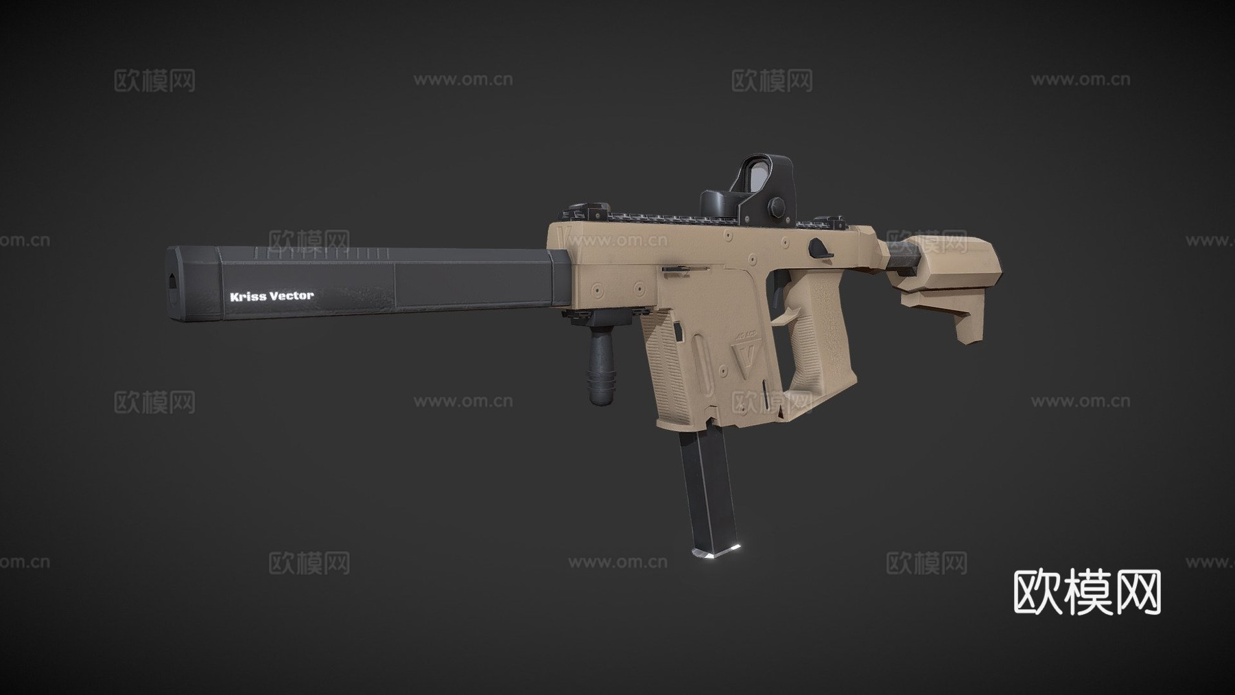Kriss Vector3d模型