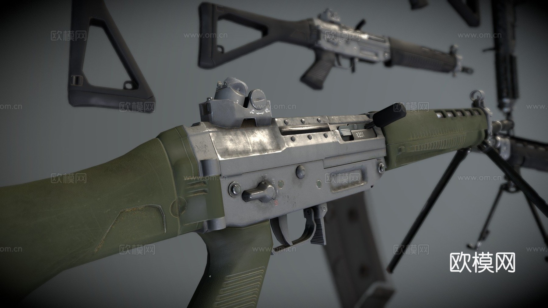 SIG SG550步枪su模型