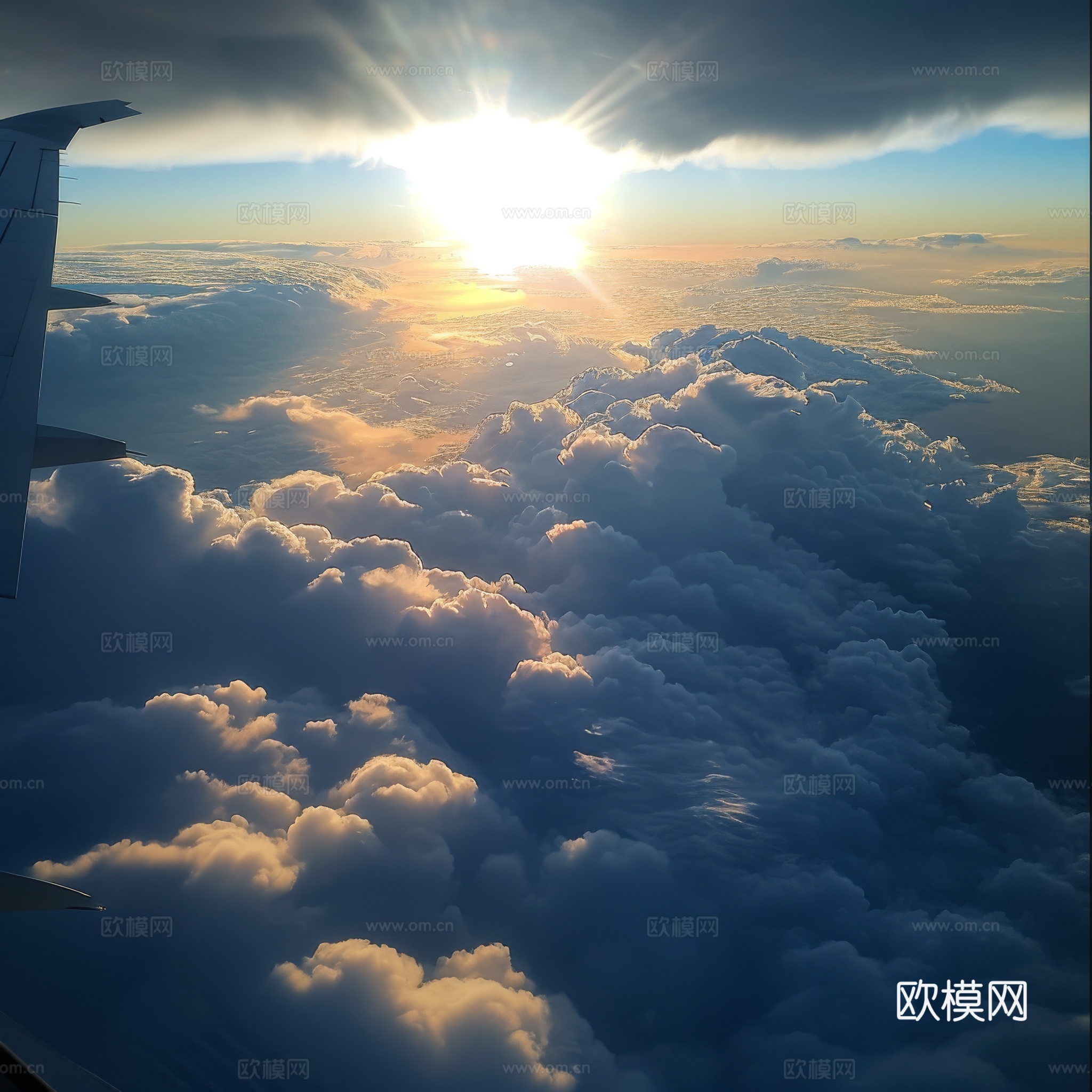 外景天空蓝天白云