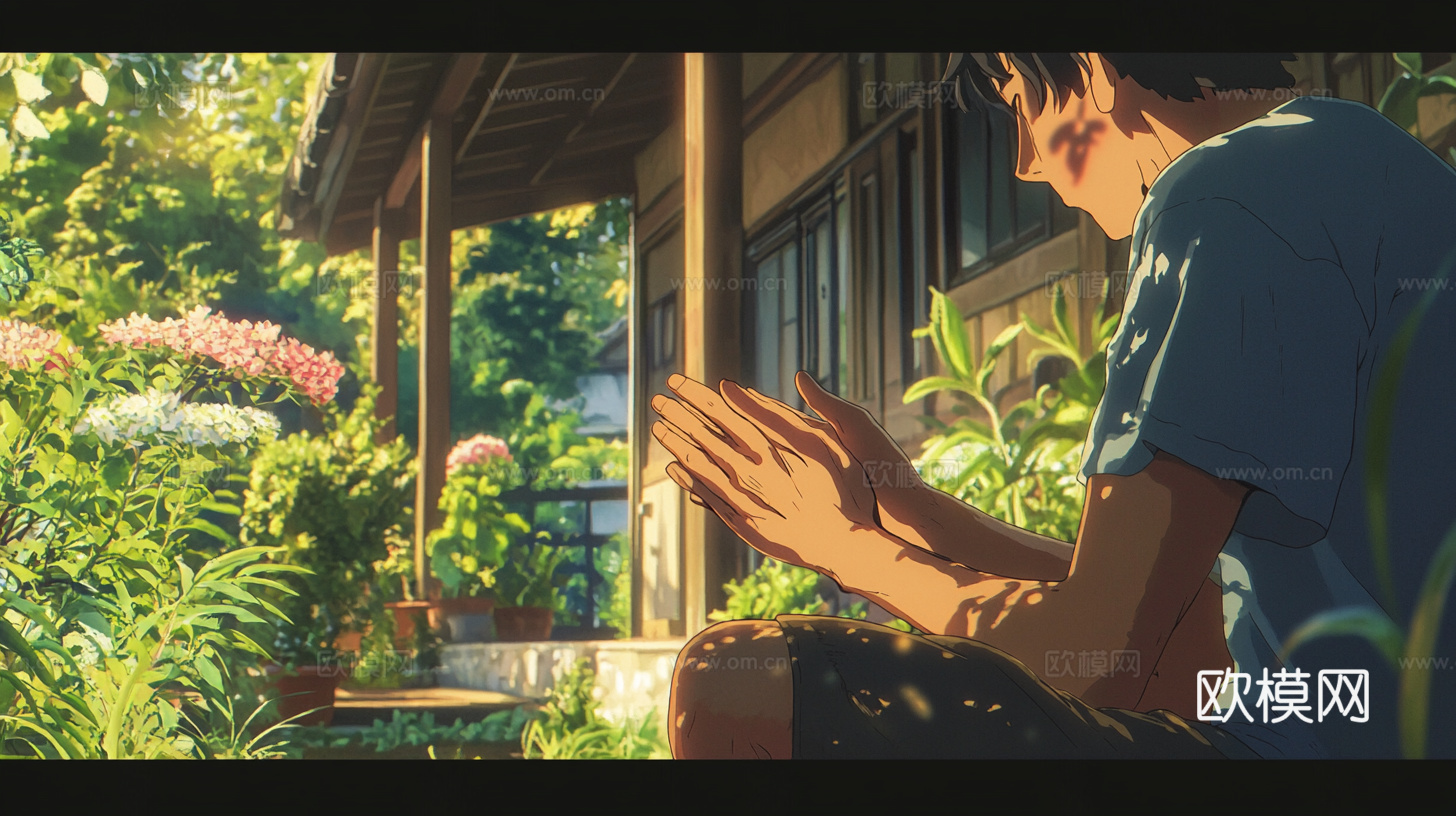 童趣卡通儿童房人物挂画下载（渲染图1）