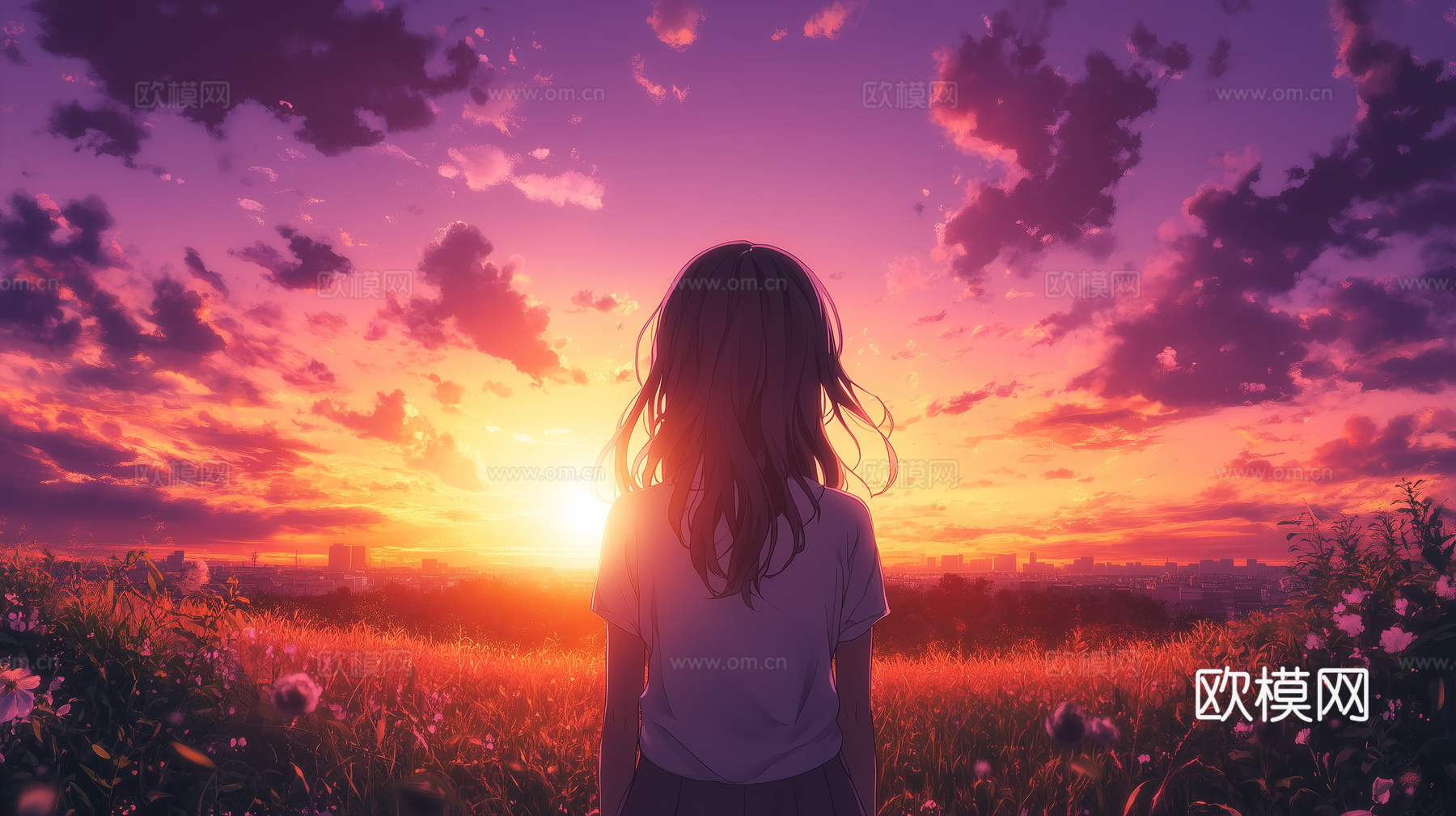 童趣卡通儿童房人物挂画下载（渲染图8）