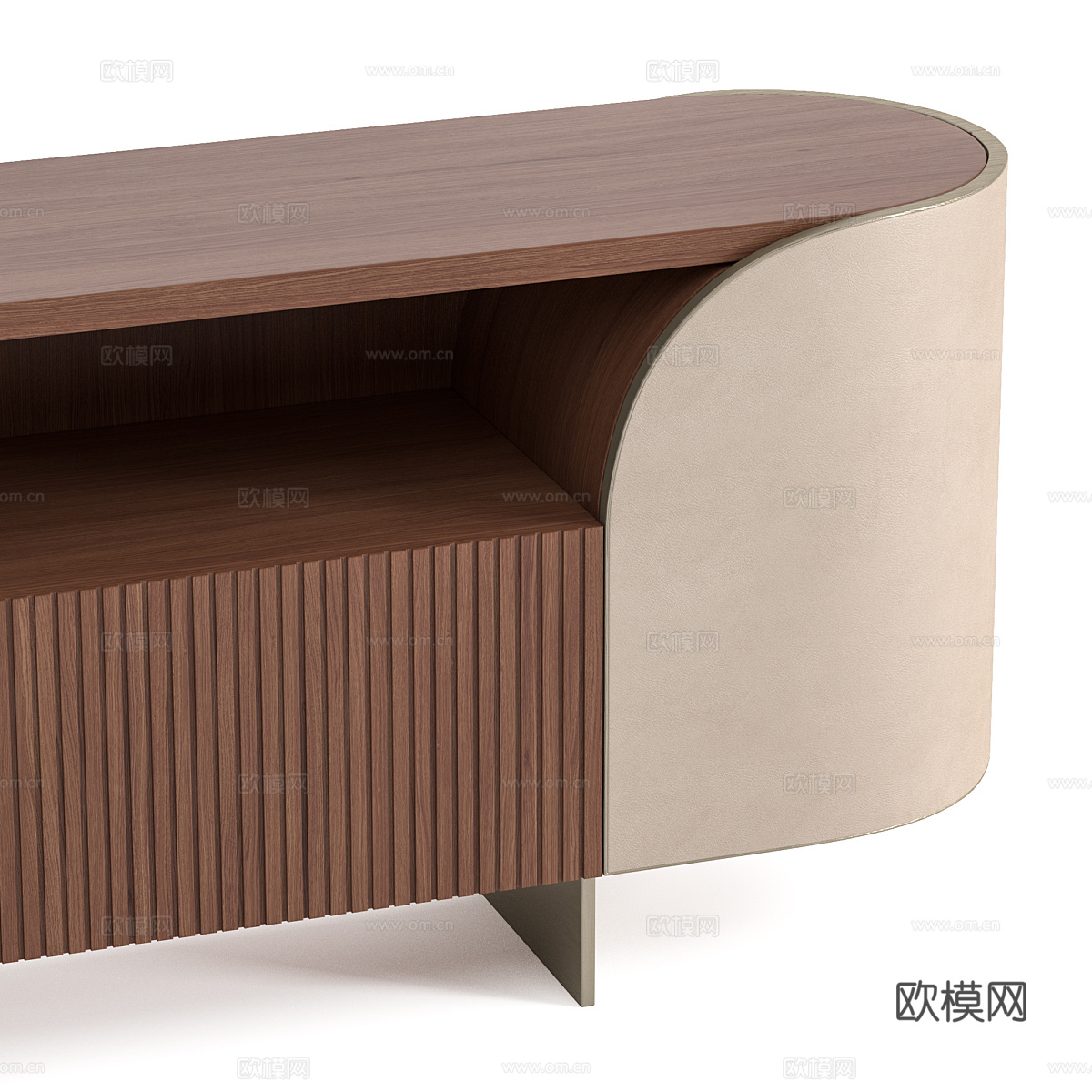 现代意式电视柜3d模型