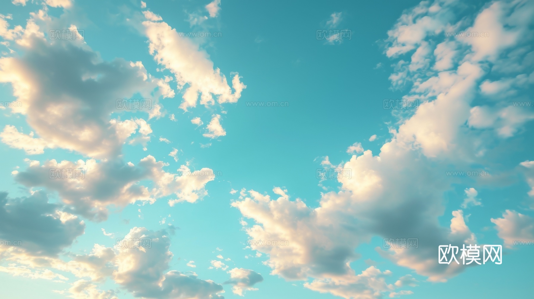 外景天空蓝天白云