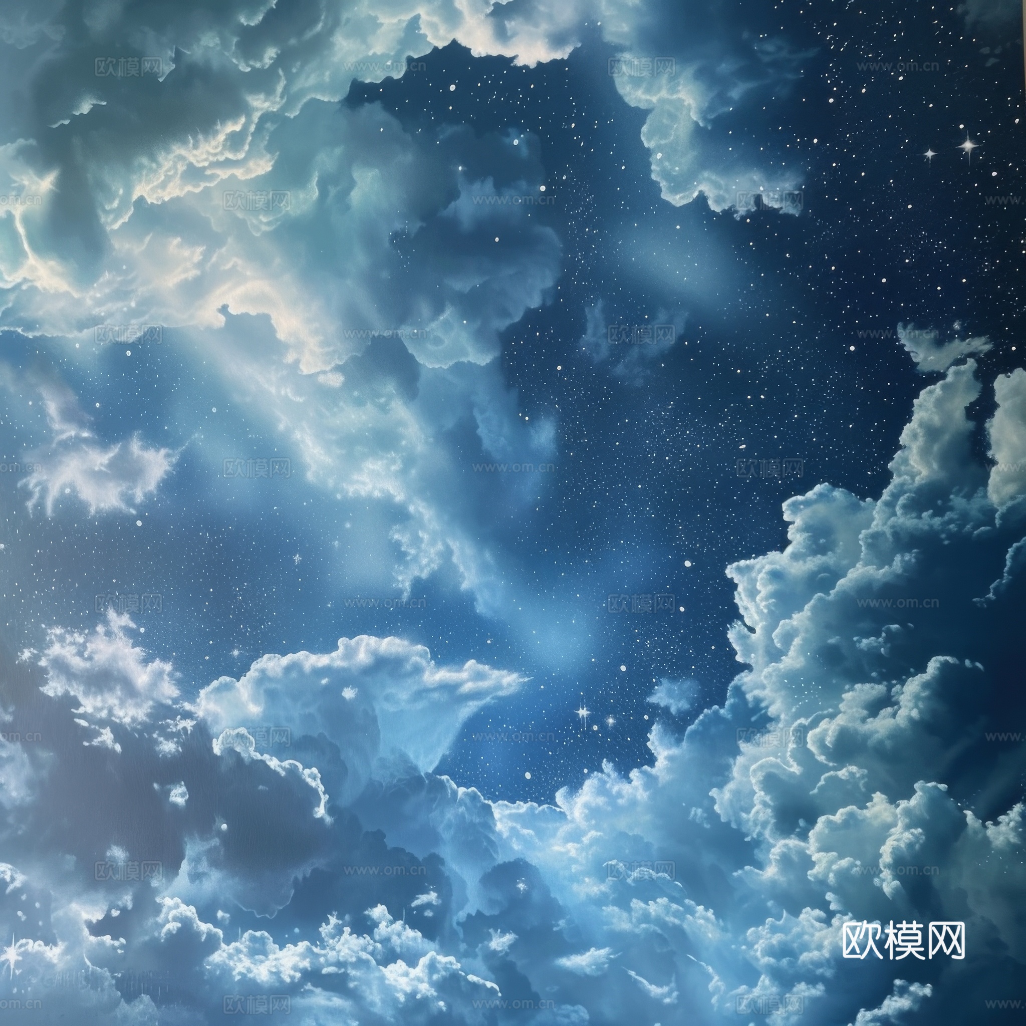 外景天空蓝天白云