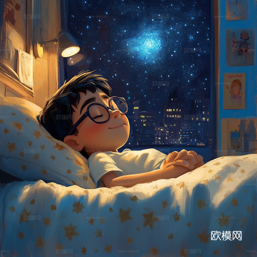童趣卡通儿童房人物挂画