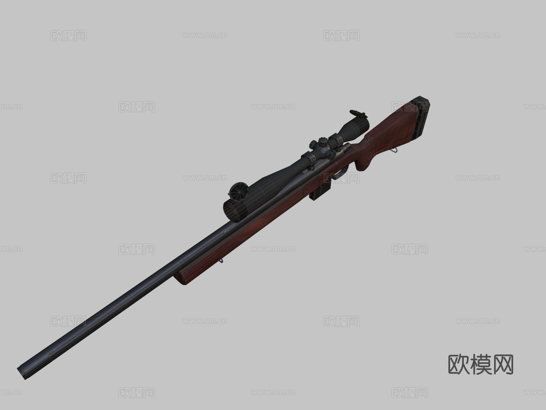 M24 狙击步枪抽奖su模型