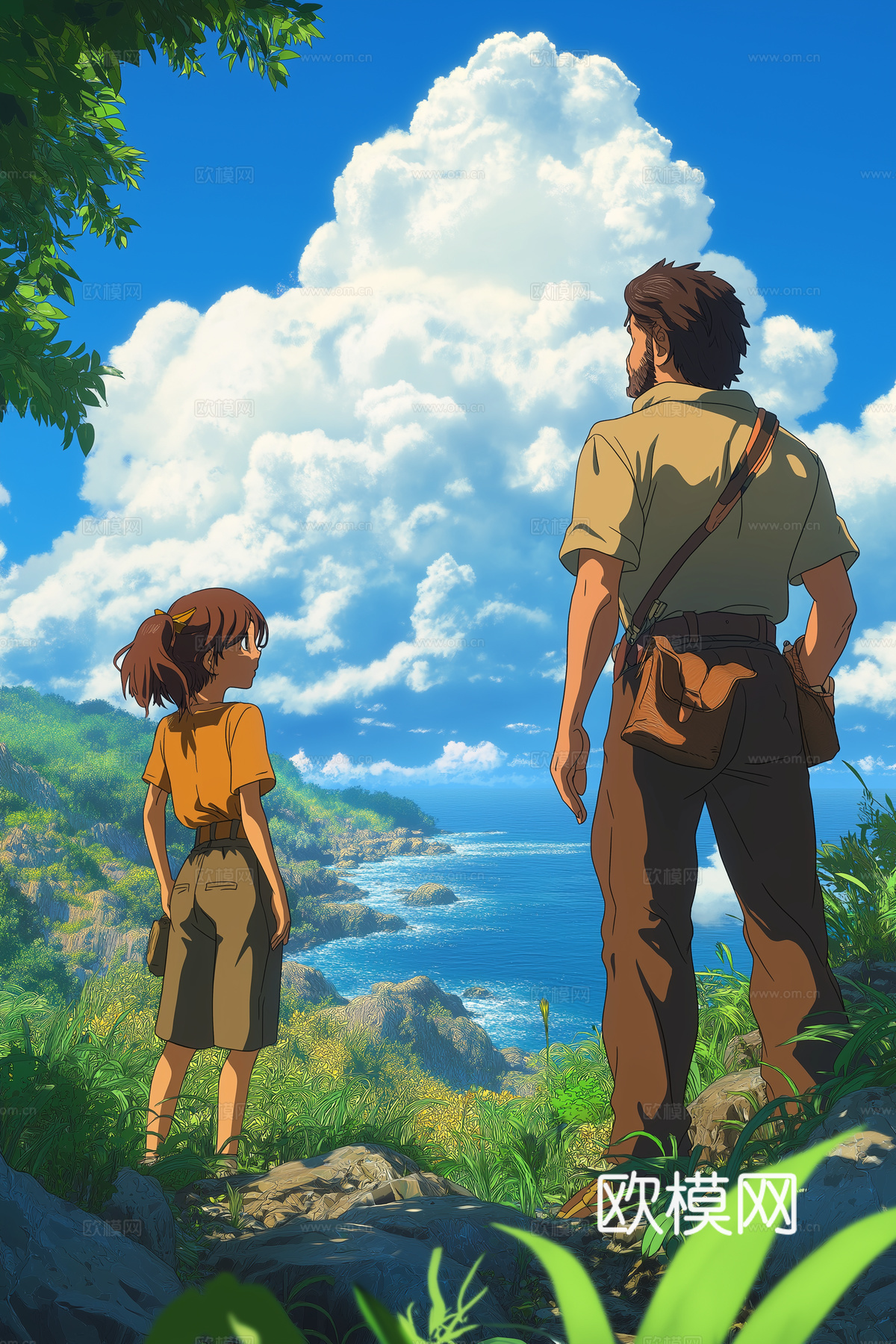 童趣卡通儿童房人物挂画下载（渲染图8）