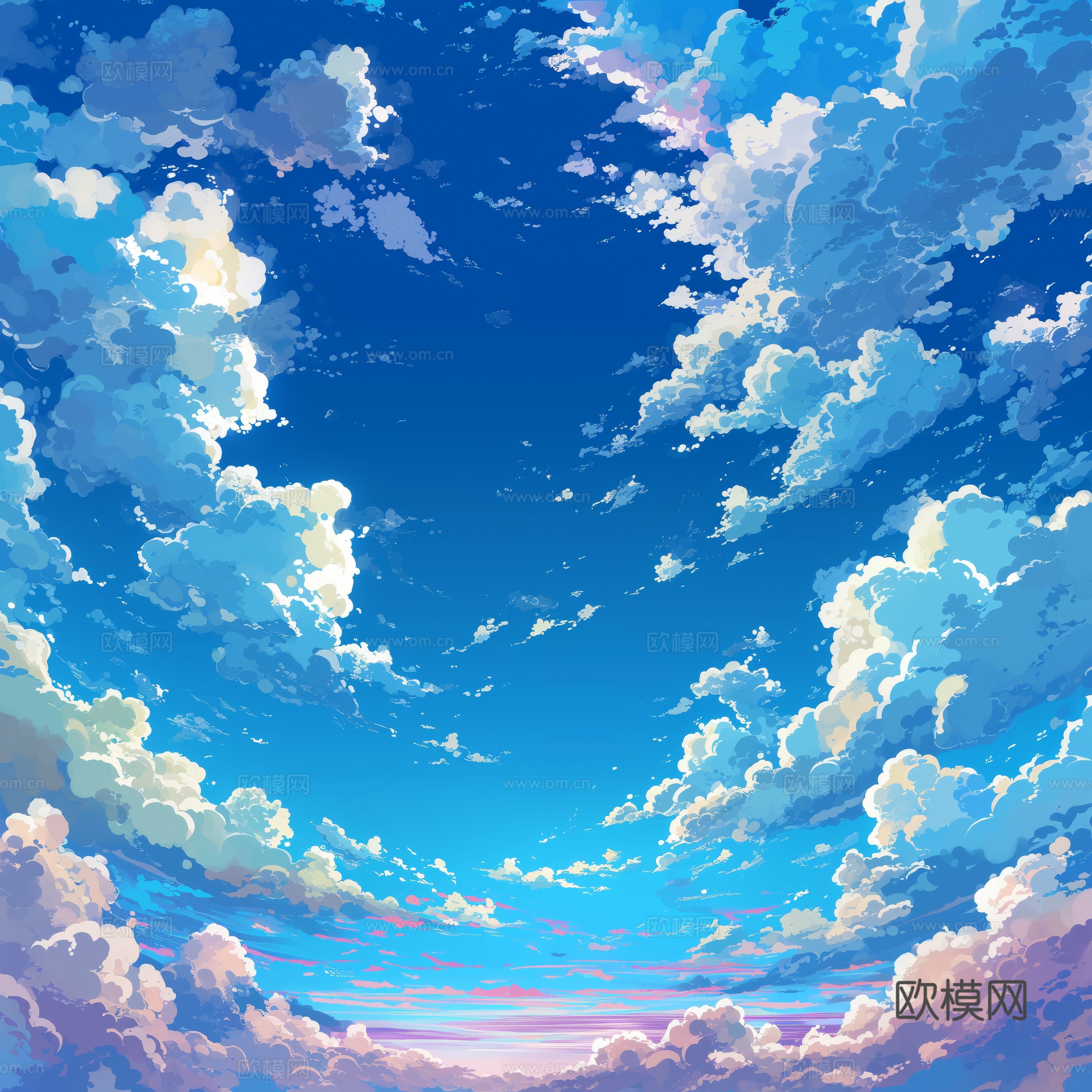 外景天空蓝天白云下载（渲染图8）