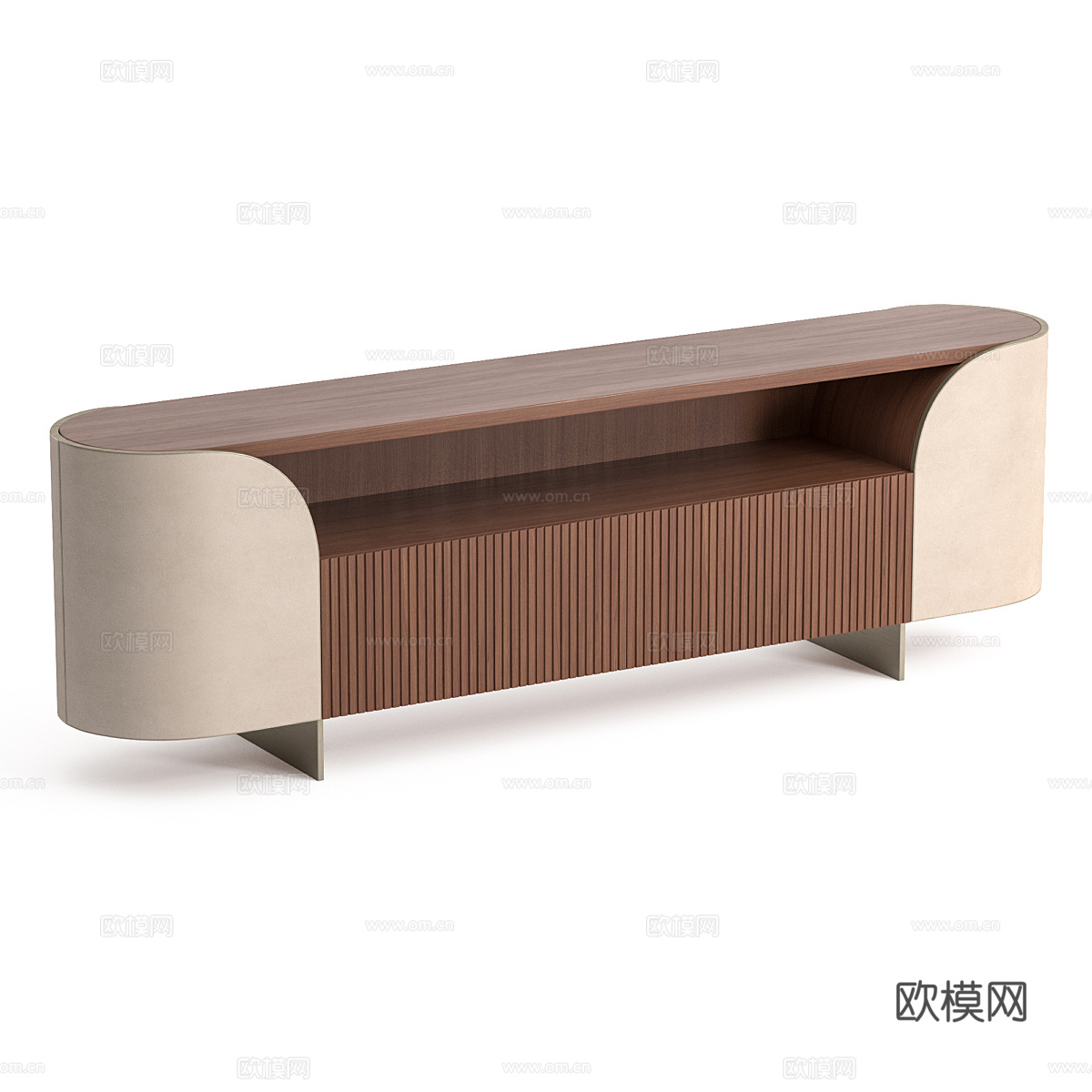 现代意式电视柜3d模型
