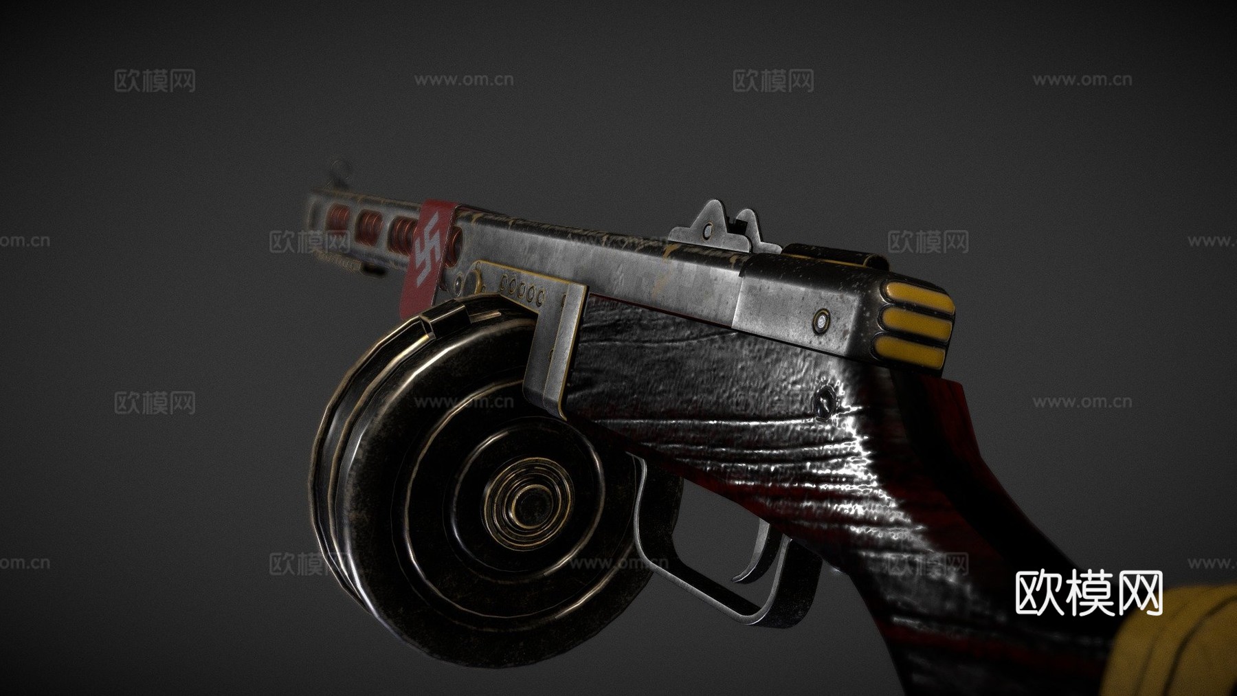PPSH-2 改装3d模型