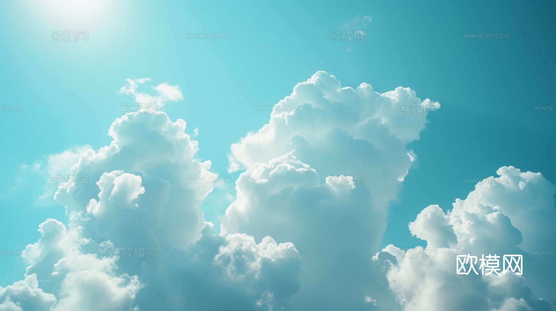 外景天空蓝天白云