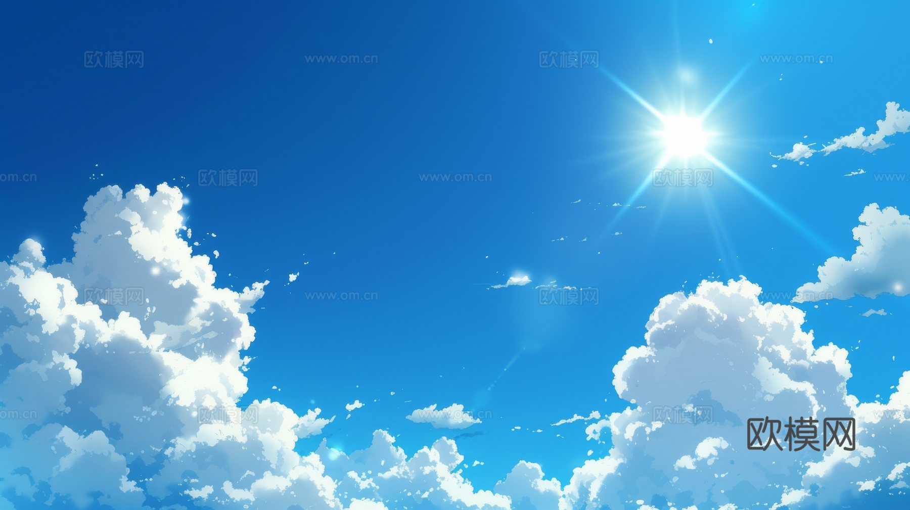 外景天空蓝天白云