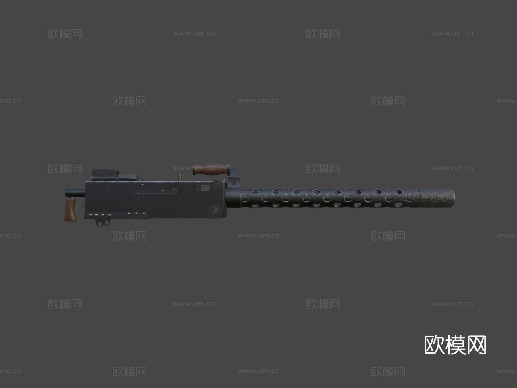 M1919 布朗宁3d模型