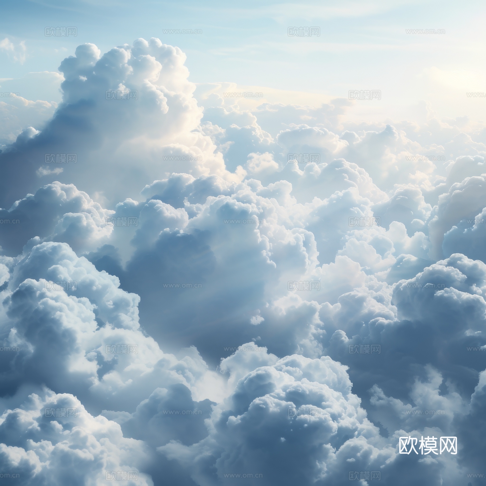 外景天空蓝天白云