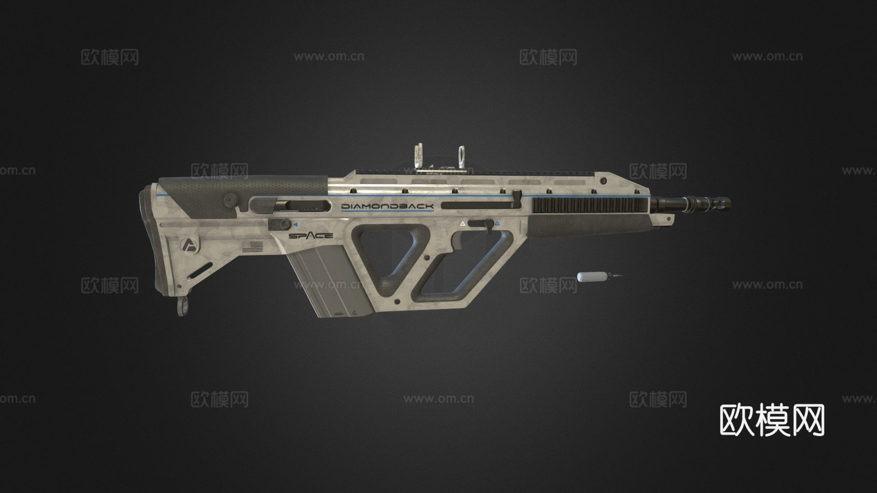 菱背战斗步枪3d模型