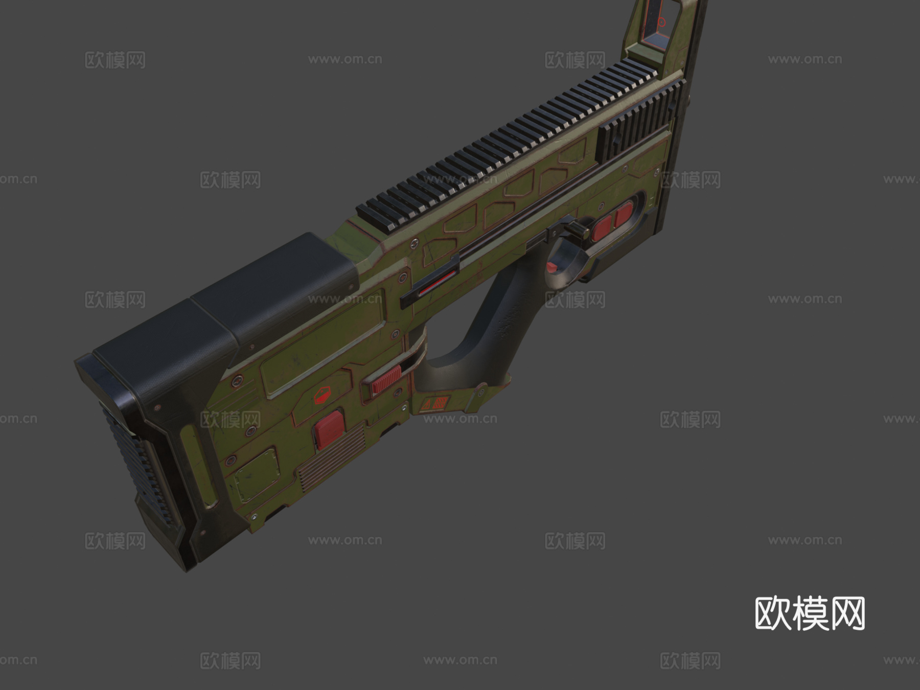 科幻能量PDW3d模型