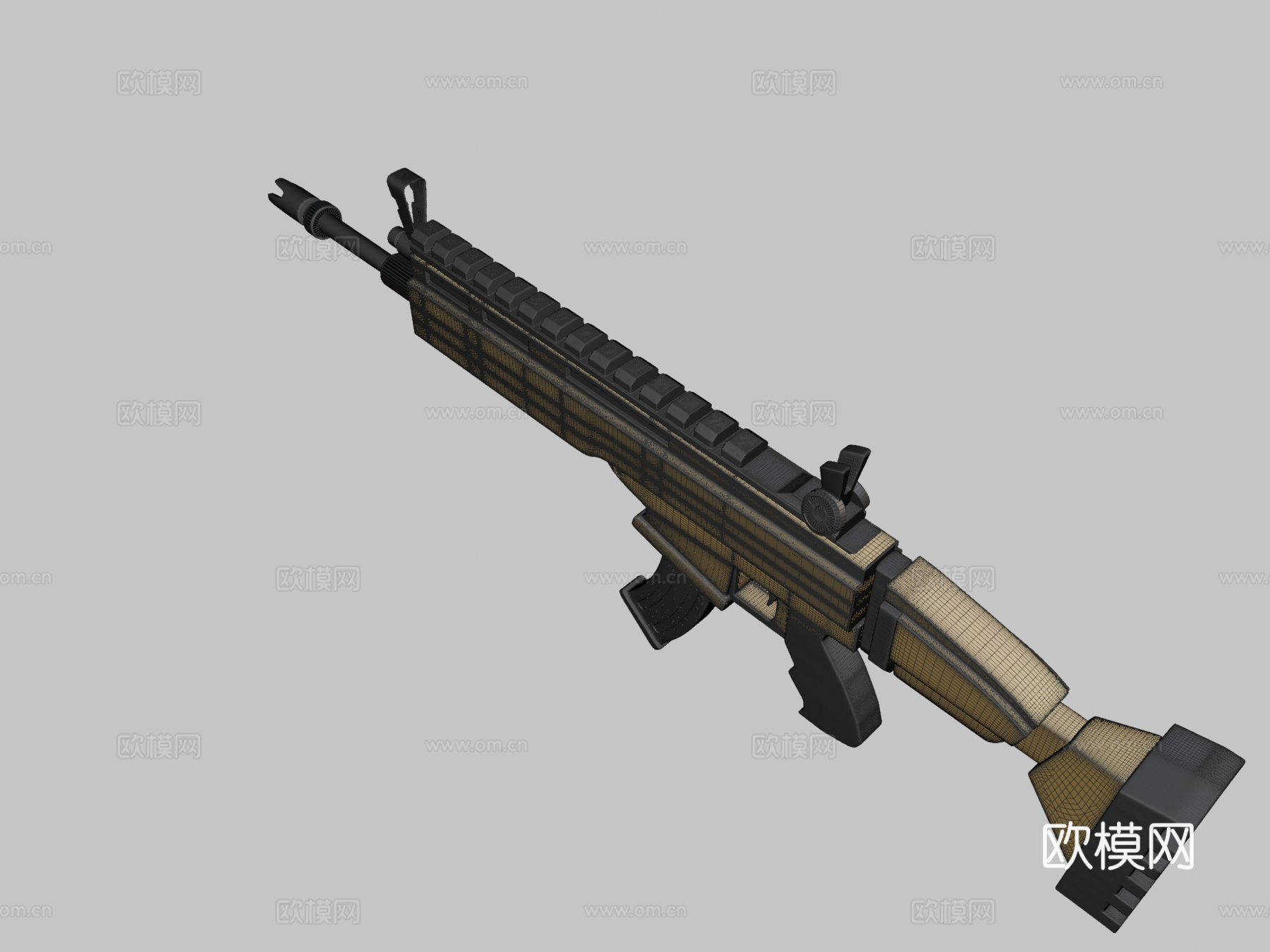 堡垒SCAR-L3d模型