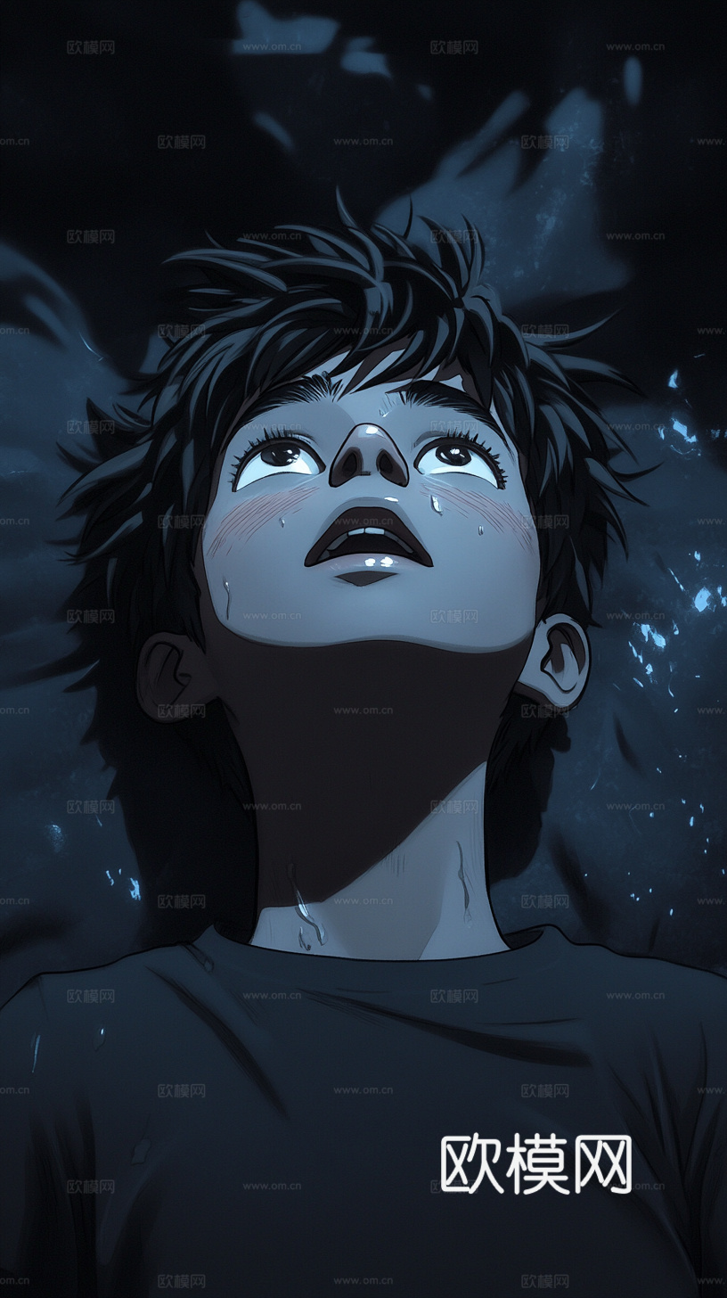 童趣卡通儿童房人物挂画下载（渲染图4）