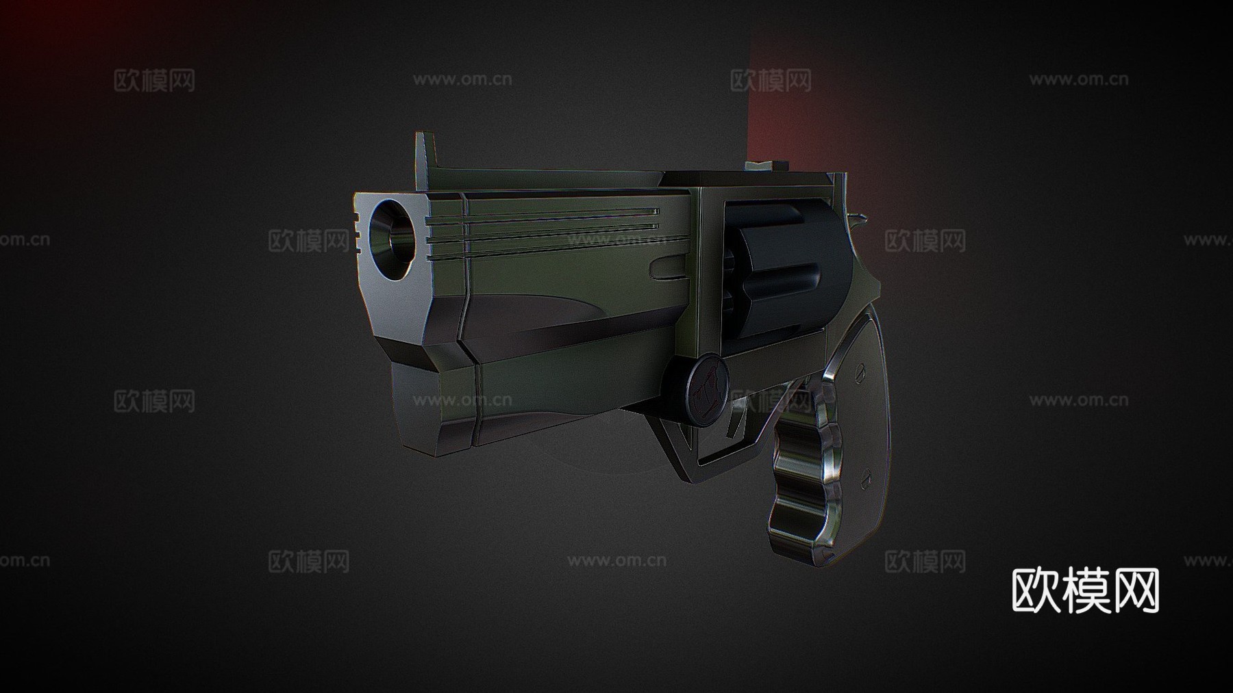 Cgc左轮手枪3d模型