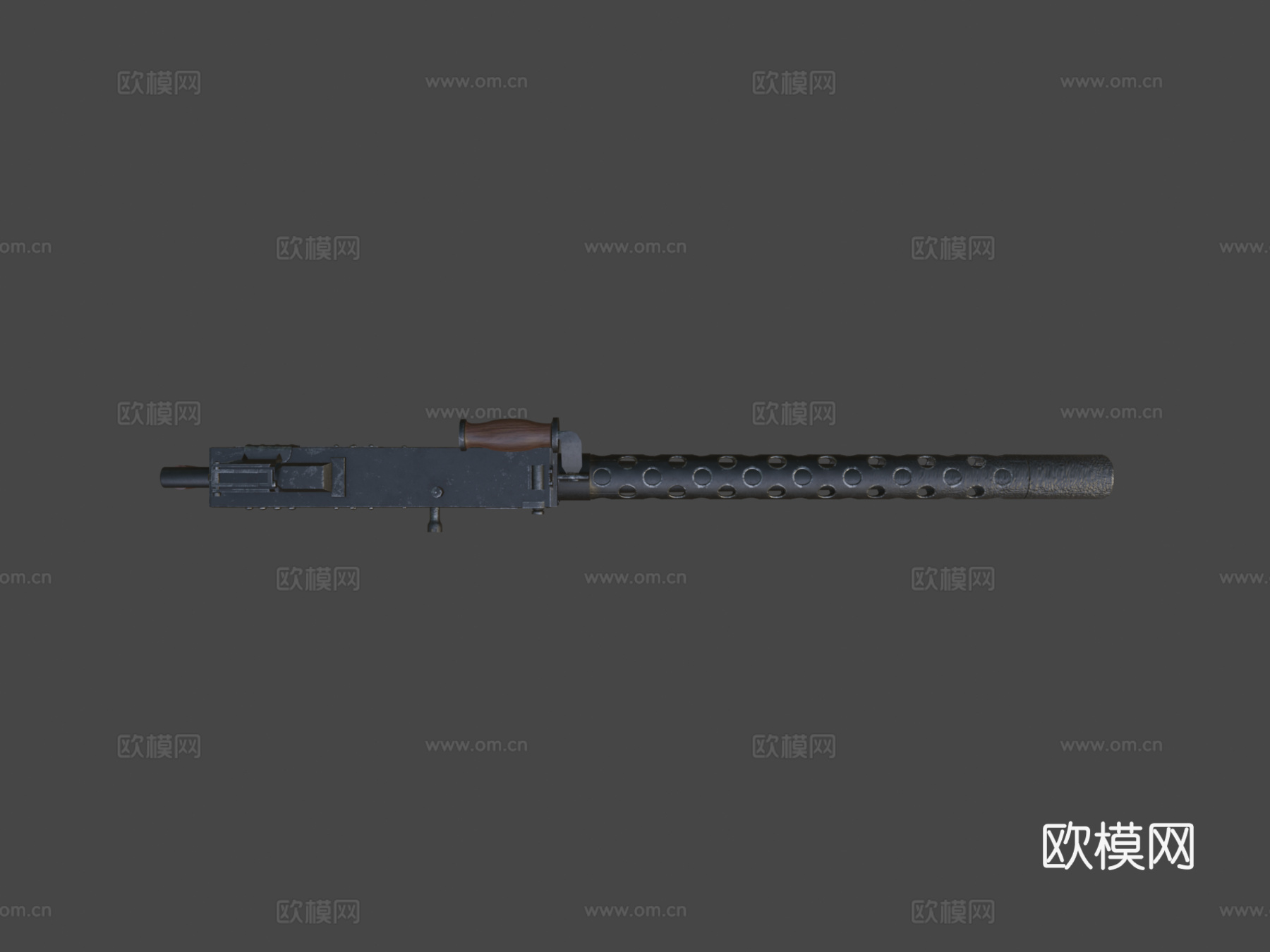 M1919 布朗宁3d模型