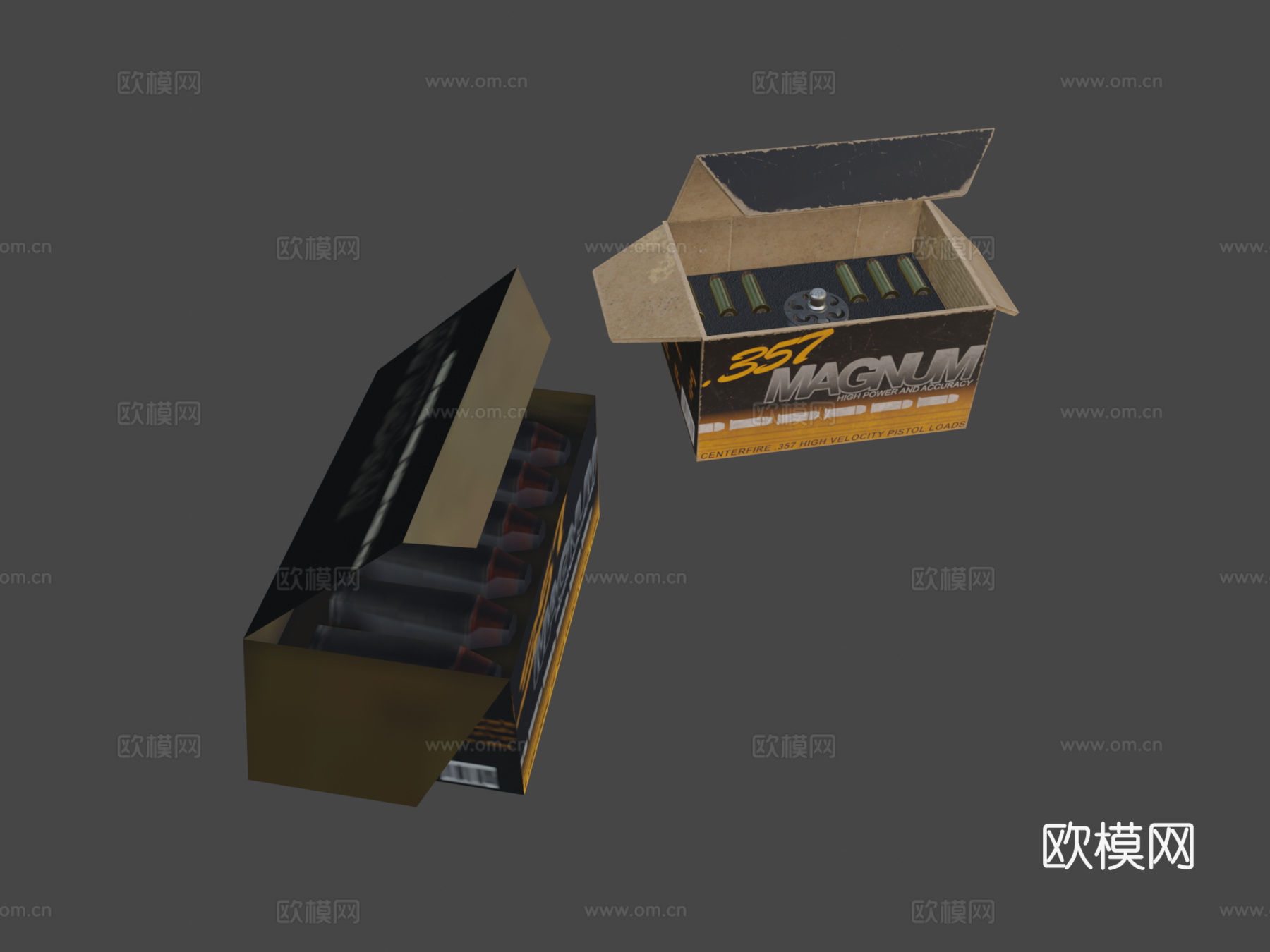 半条命2 .357弹药包3d模型