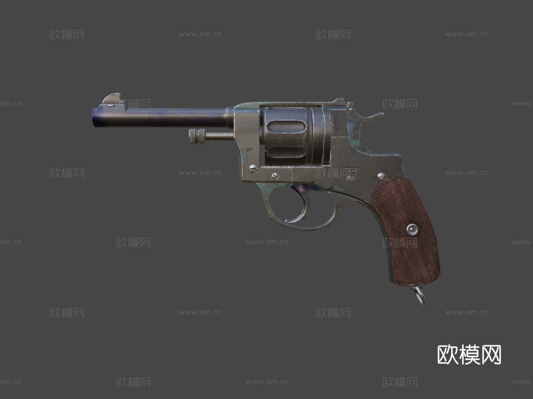 比利时1910摇摆式 [测试v1.0，求批评]3d模型