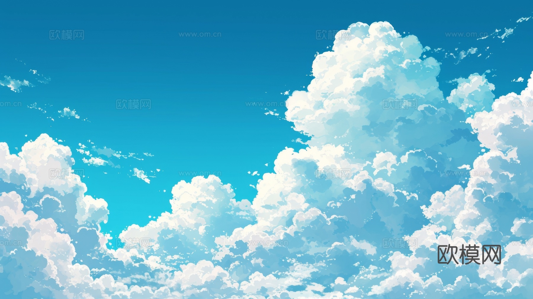 外景天空蓝天白云