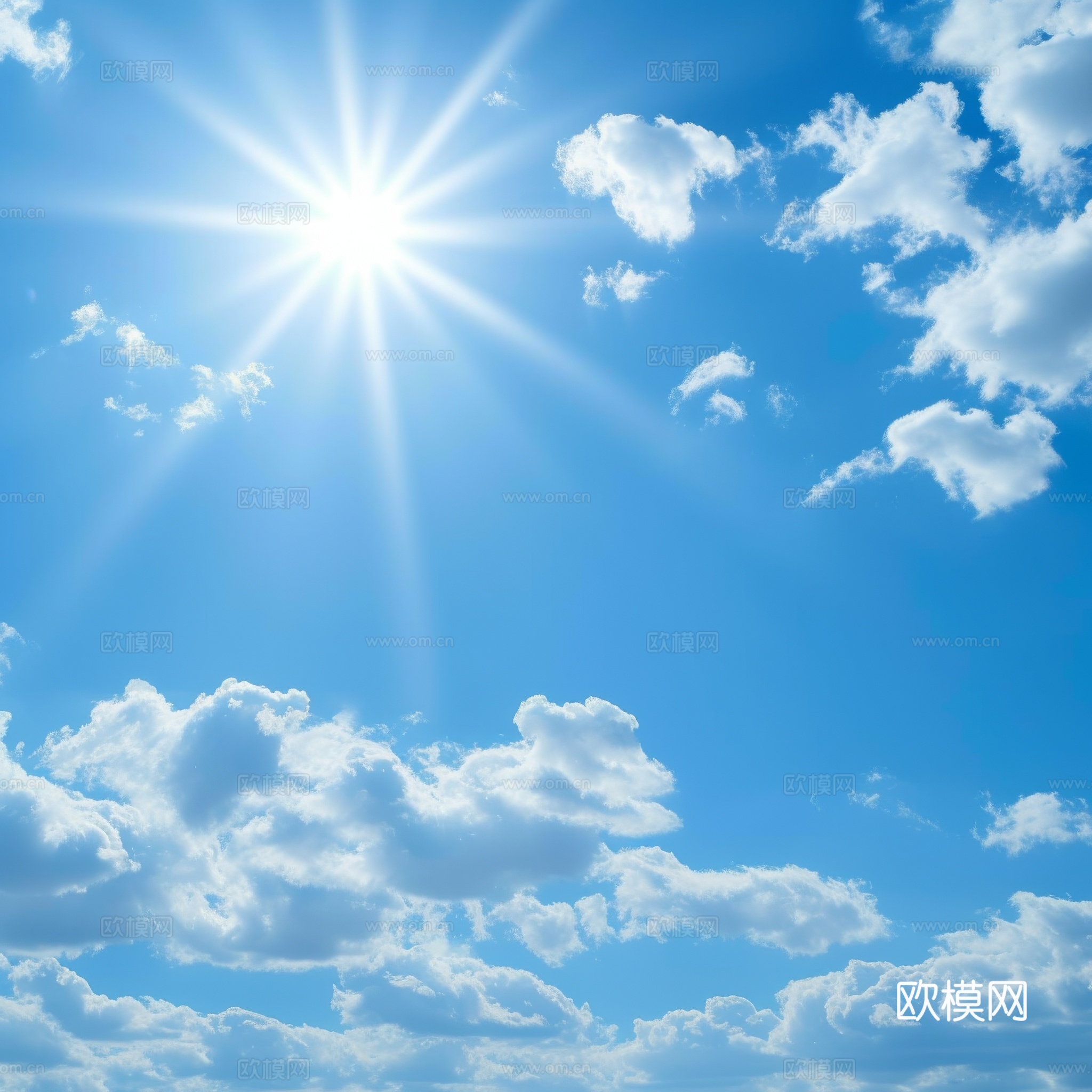 外景天空蓝天白云