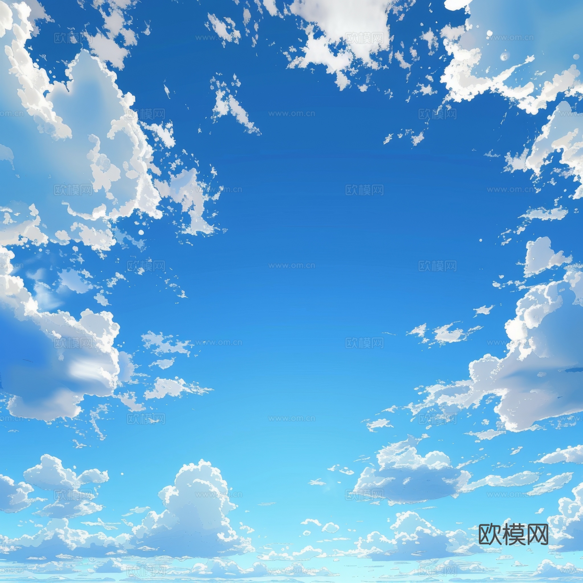 外景天空蓝天白云