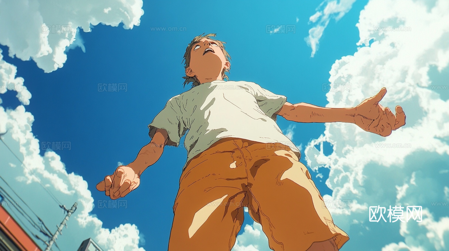 童趣卡通儿童房人物挂画下载（渲染图6）