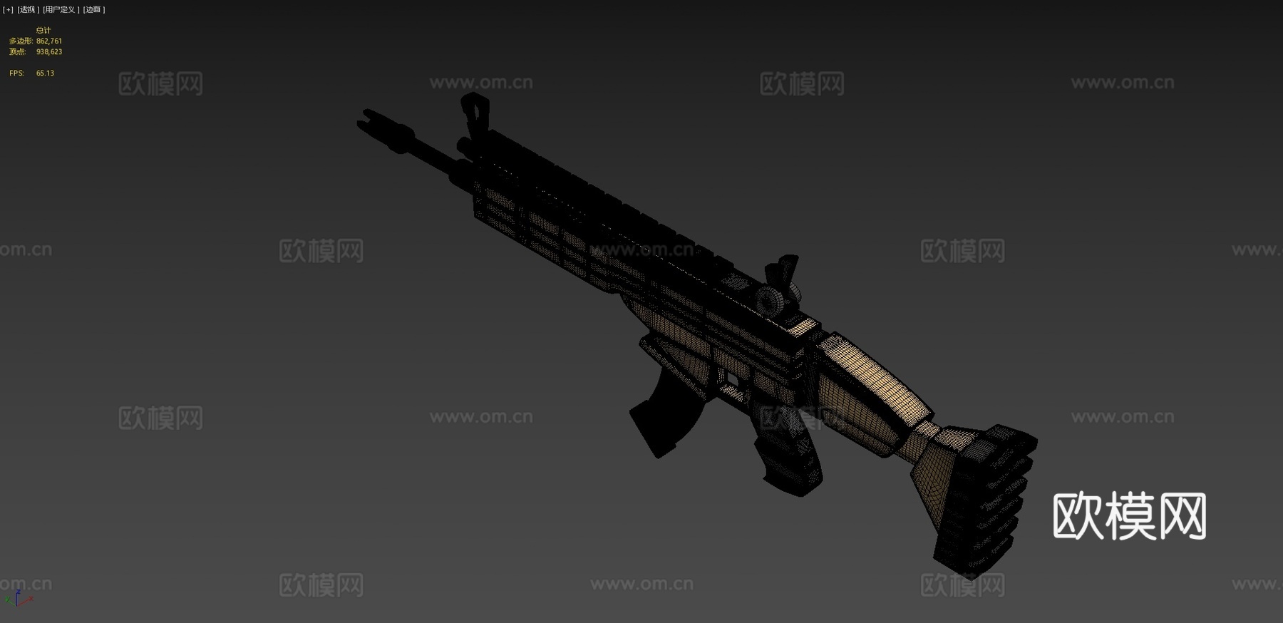 堡垒SCAR-L3d模型